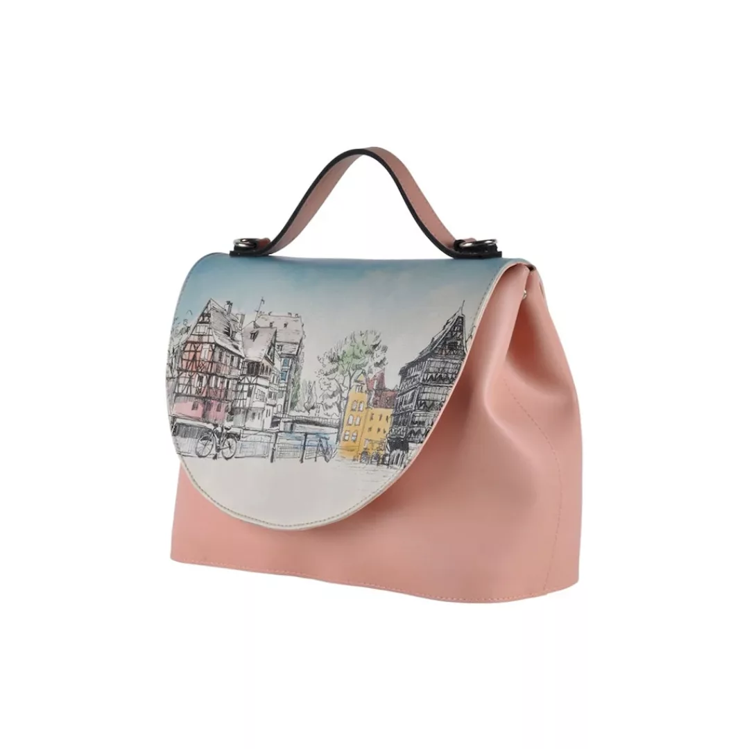 DOGO Henkeltasche "Damen Handy Take a Walk Vegan Damen Handtaschen (Fashion günstig online kaufen