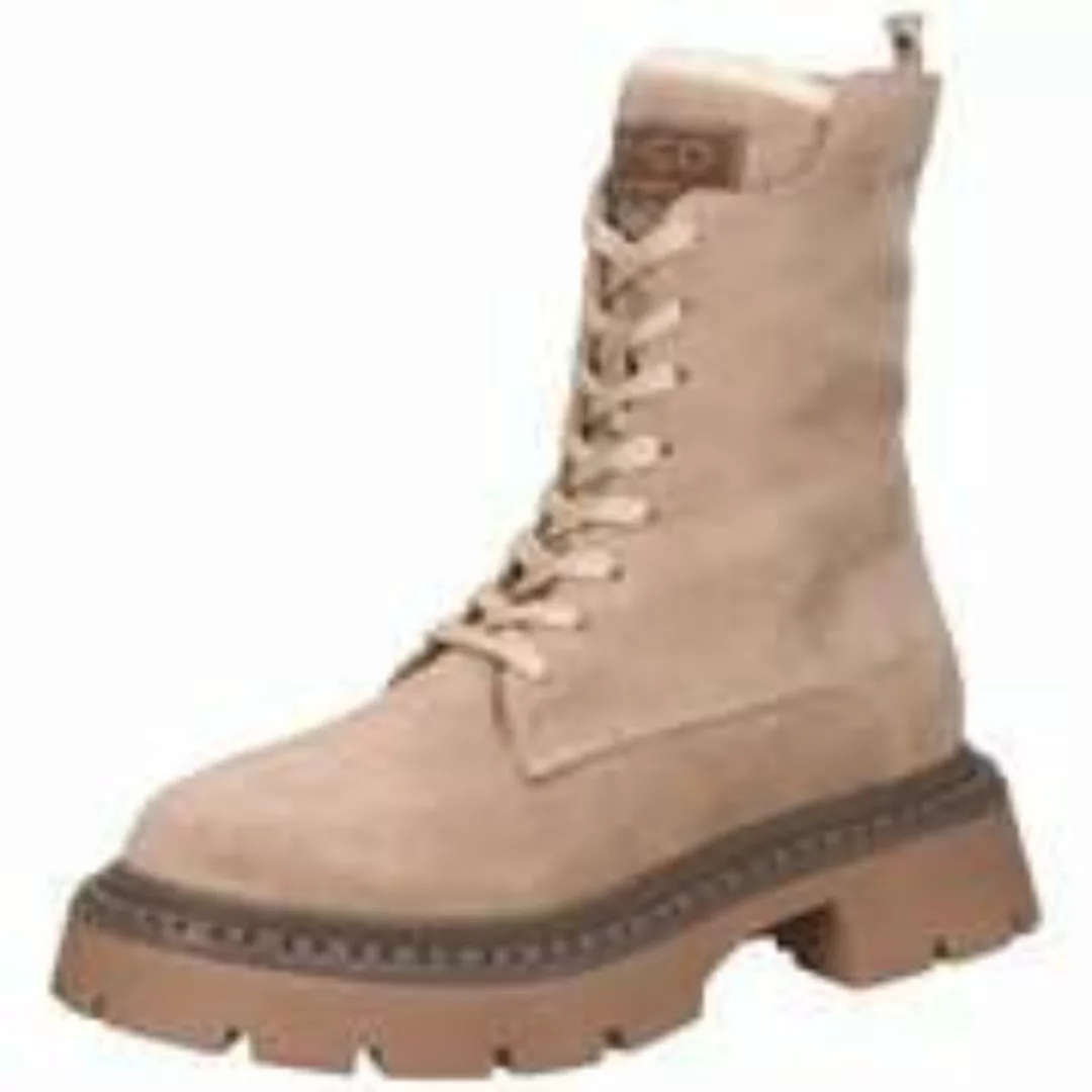 2Go Fashion Schnür Boots Damen beige günstig online kaufen