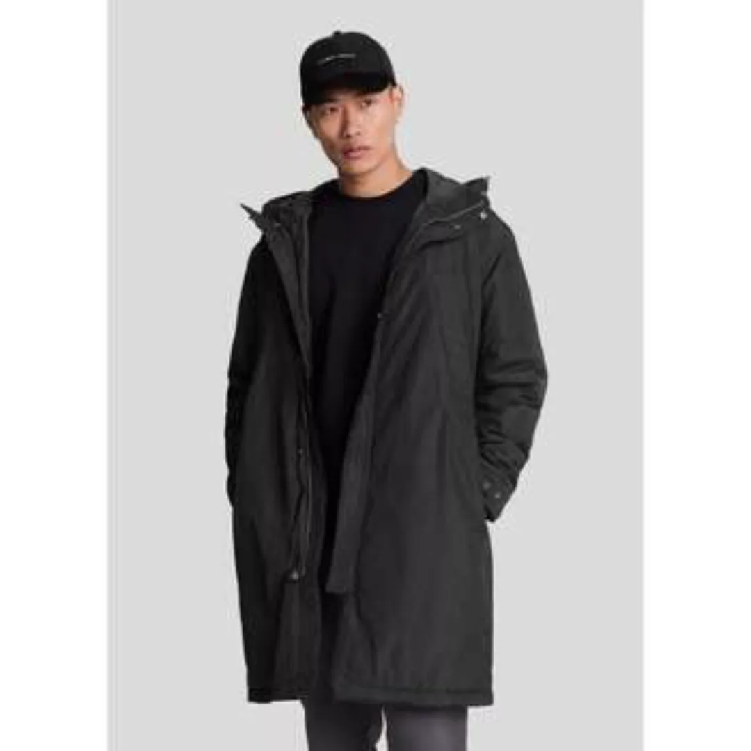 Lyle & Scott  Daunenjacken Lyle and Scott Longline parka - jet black günstig online kaufen