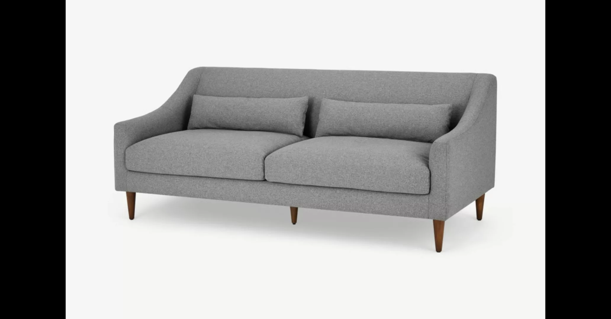 Herton 3-Sitzer Sofa, Felsengrau - MADE.com günstig online kaufen