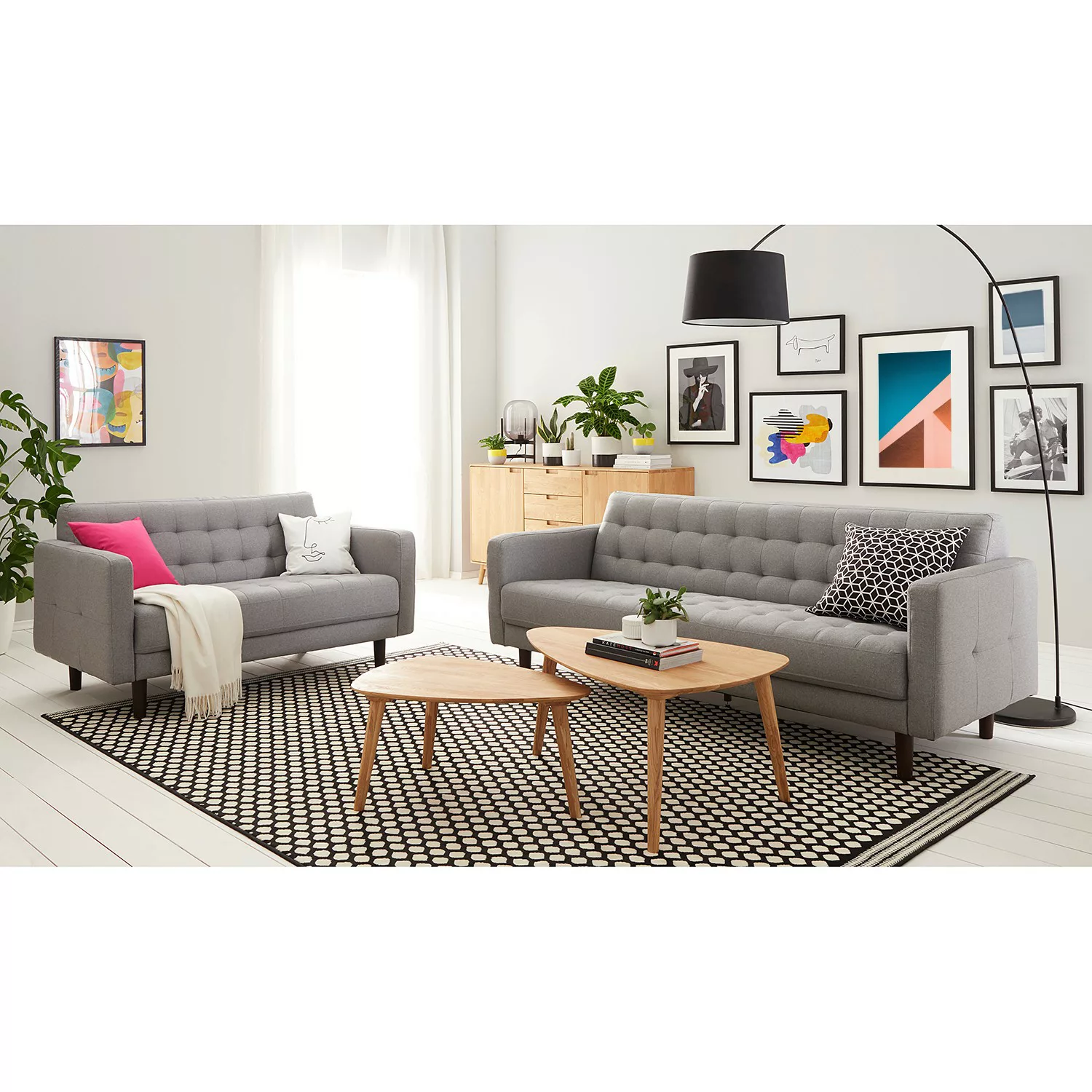 home24 Sofa Sindi II (3-Sitzer) günstig online kaufen