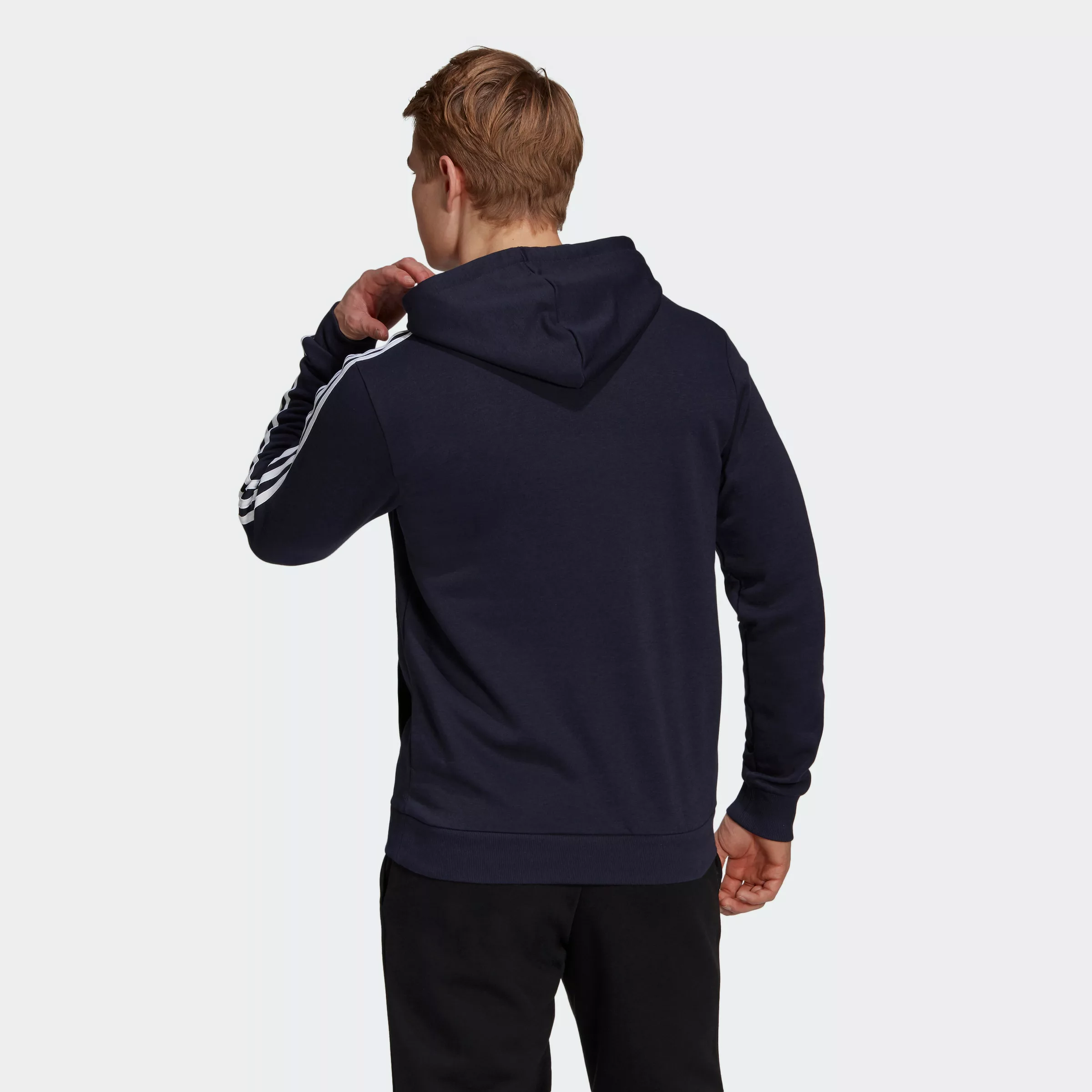 adidas Sportswear Kapuzensweatshirt "ESSENTIALS FLEECE 3STREIFEN HOODIE" günstig online kaufen