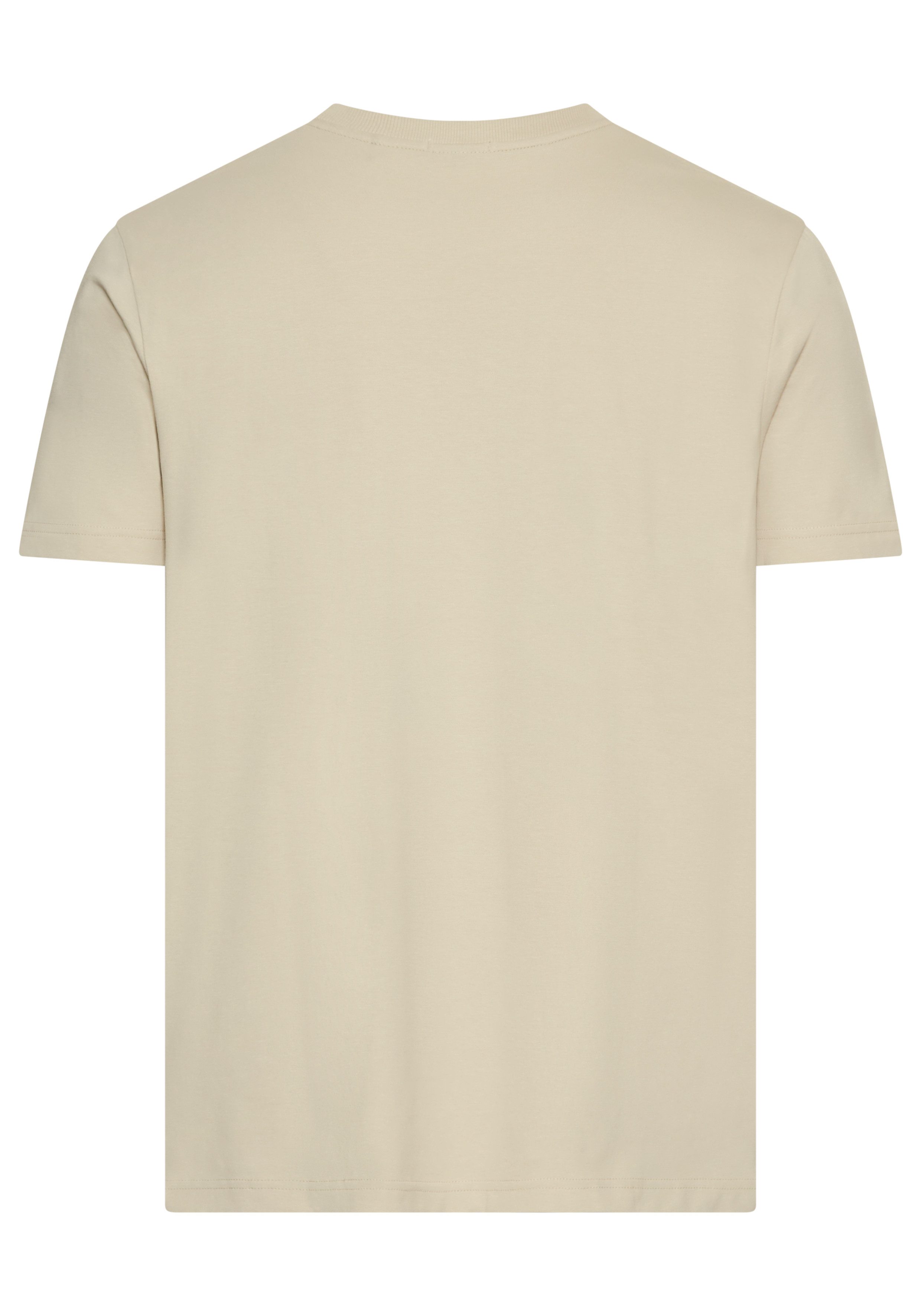 BOSS GREEN Rundhalsshirt Tee mit gummiertem günstig online kaufen