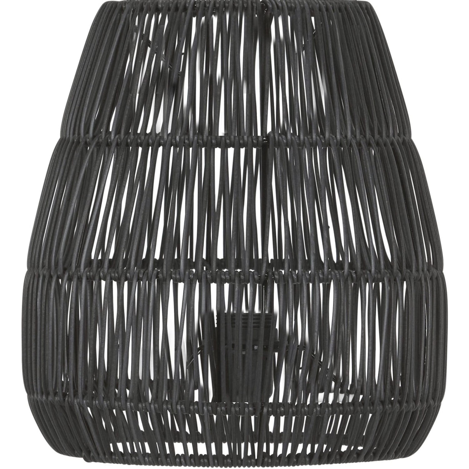 PR Home Saigon Lampenschirm Rattan für Außen Schwarz 38cm für Stehleuchte A günstig online kaufen