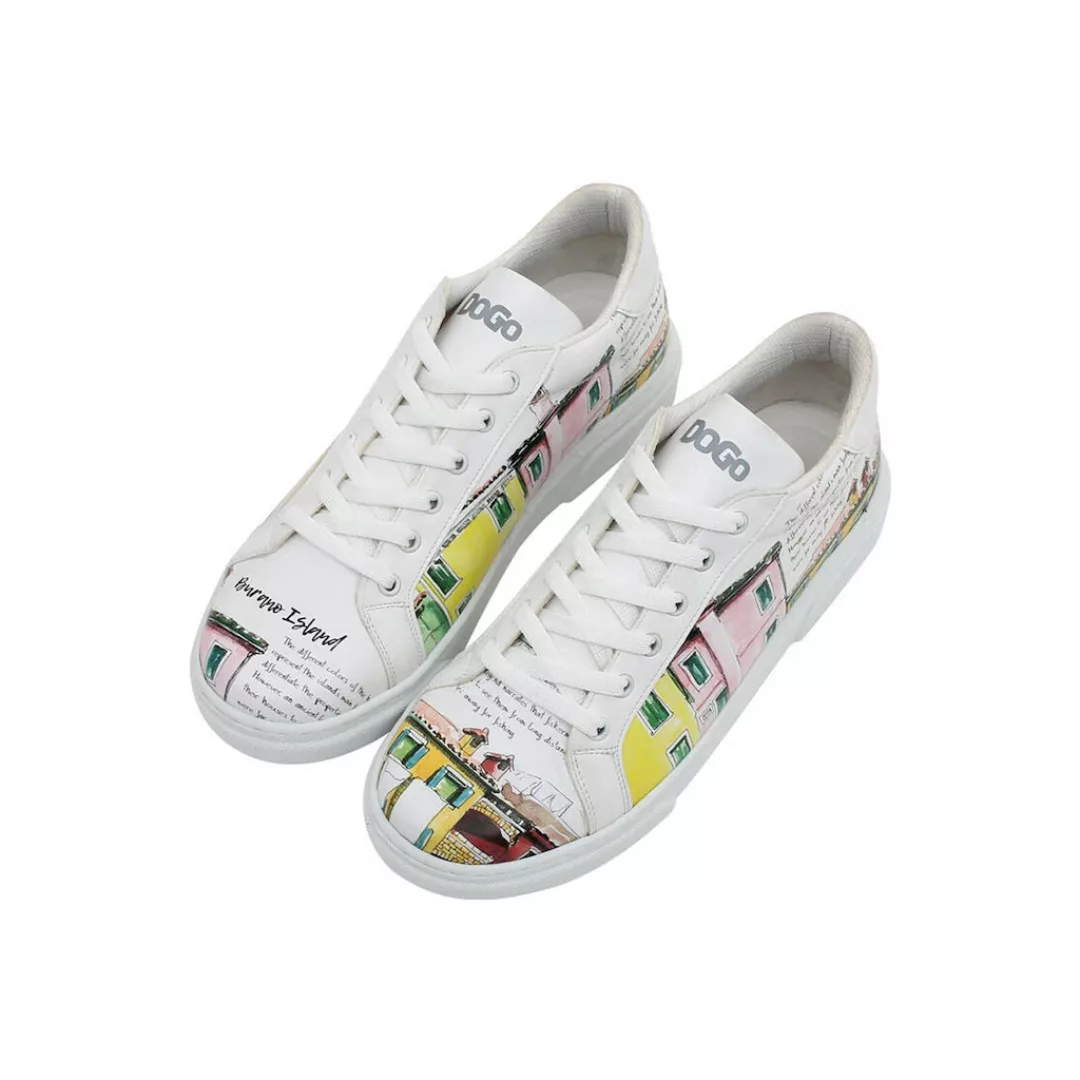 DOGO Sneaker "Damen Ace Sneakers Burano Island Vegan Damen Sneaker / Female günstig online kaufen