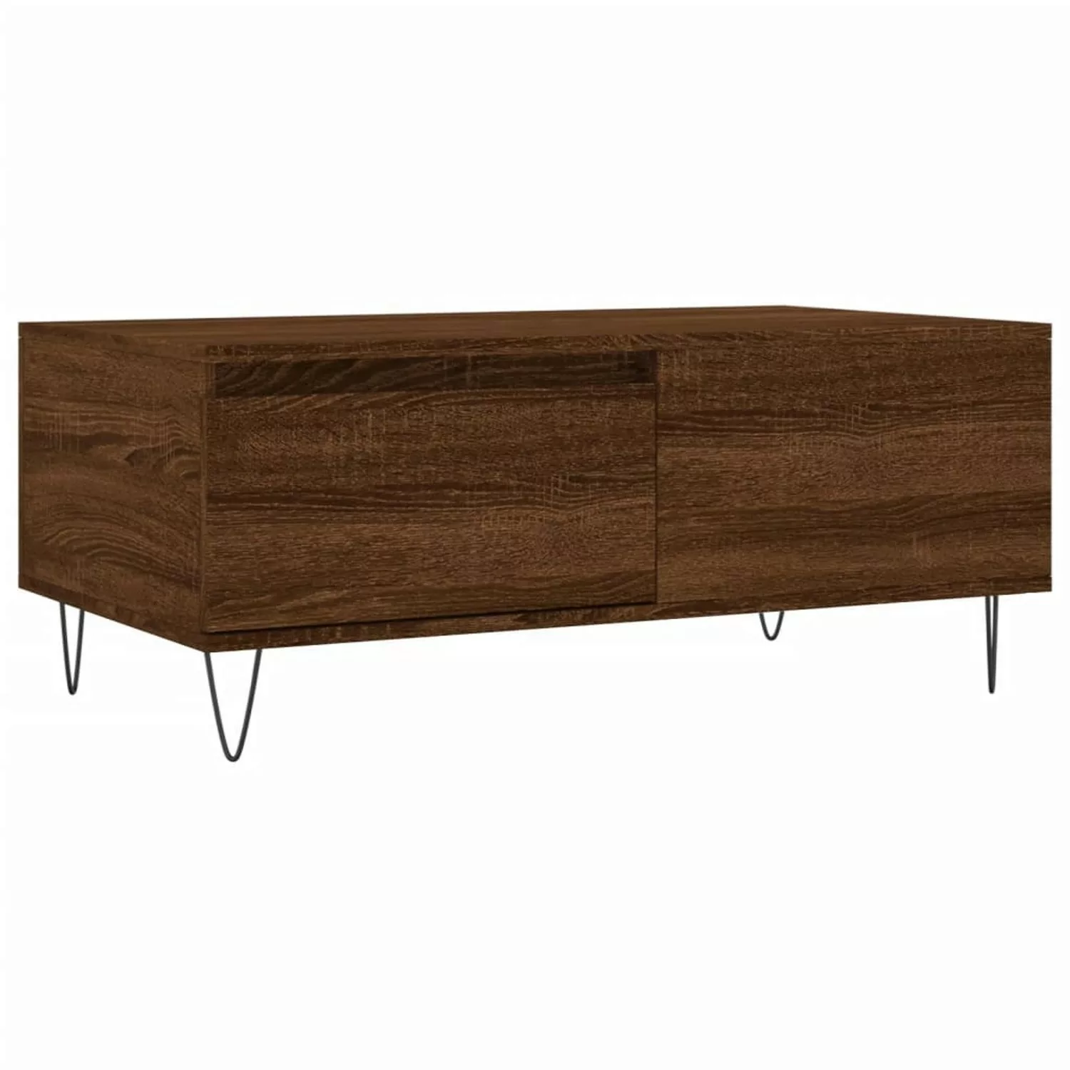 vidaXL Couchtisch Braun Eichen-Optik 90x50x36,5 cm Holzwerkstoff Modell 7 günstig online kaufen