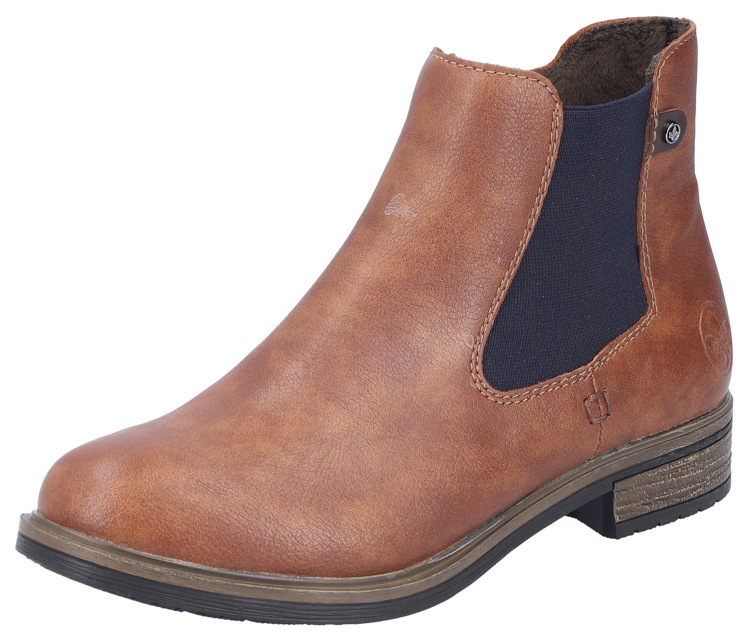 Rieker Chelseaboots, Schlupfboots, Stiefelette, Blockabsatz, mit günstig online kaufen