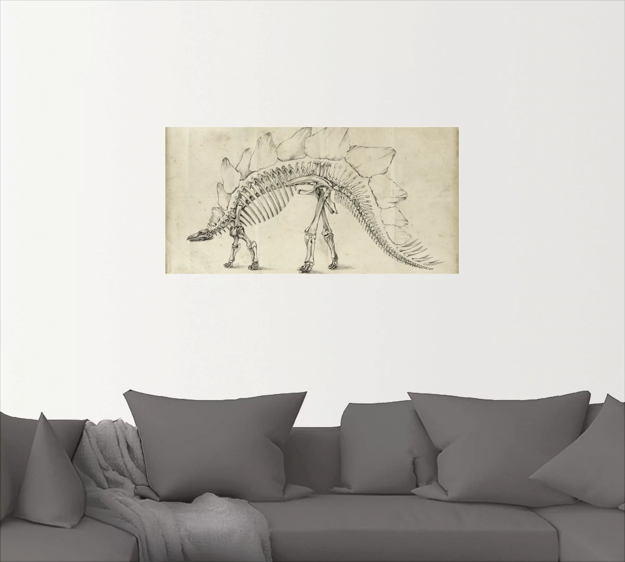 Artland Wandbild "Dinosaurier Lehre III", Dinosaurier, (1 St.) günstig online kaufen