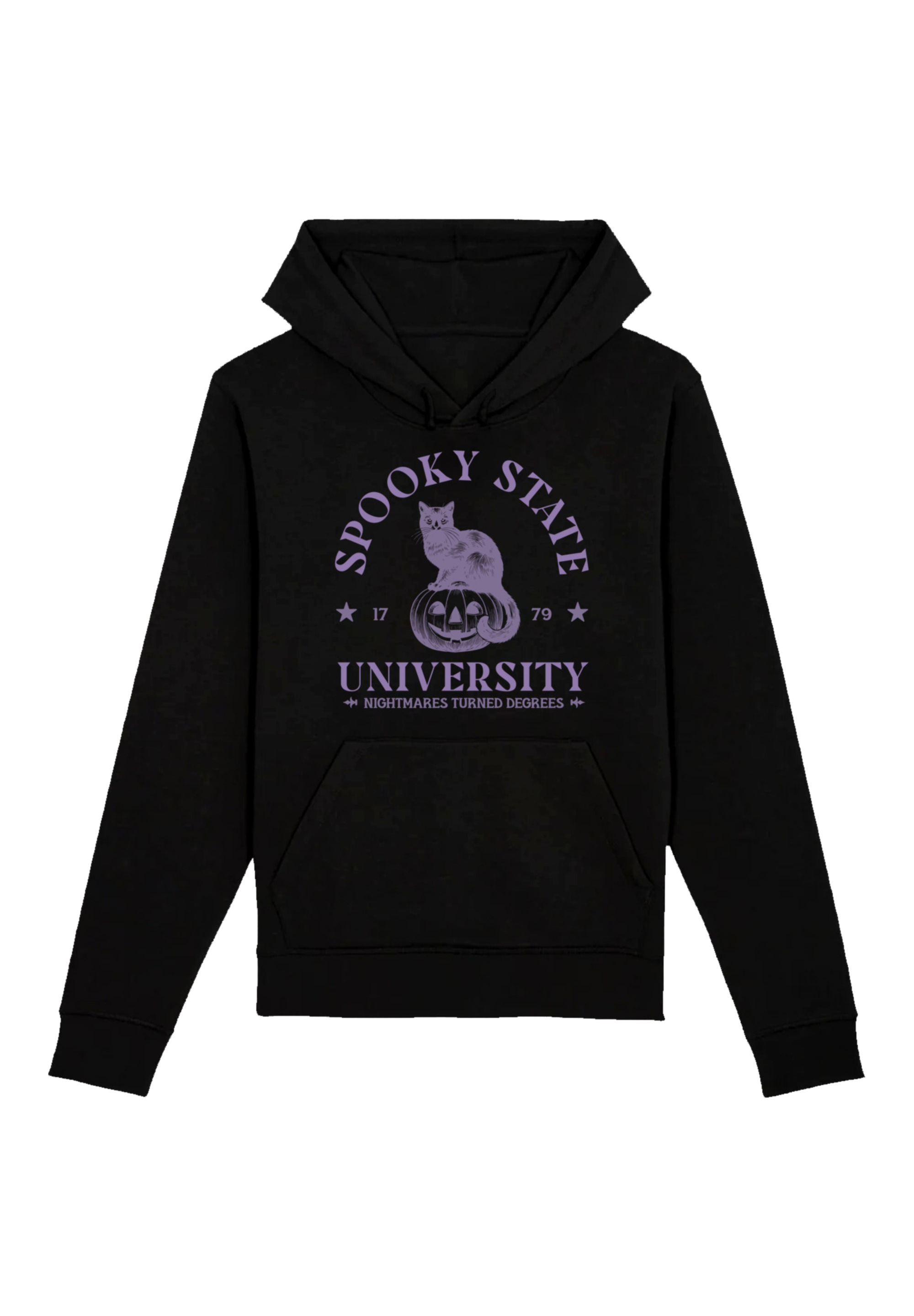 F4NT4STIC Kapuzenpullover "Halloween University Spooky state cat", Premium günstig online kaufen