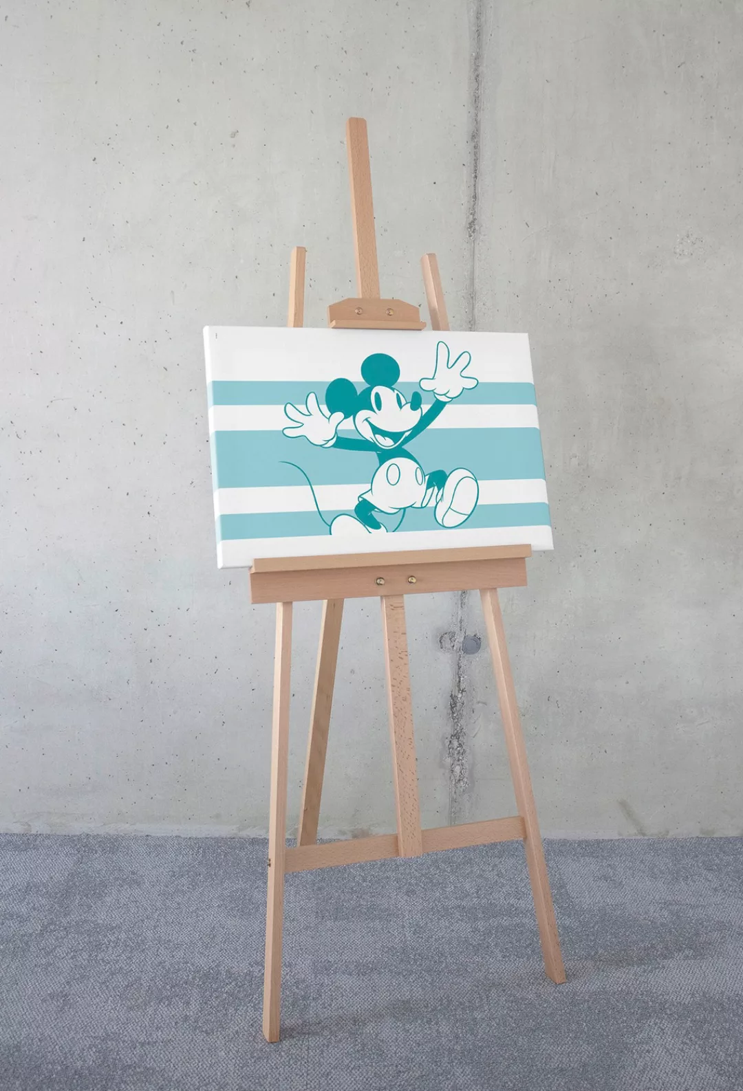 Komar Leinwandbild "Mickey Playful - Größe 40 x 60 cm", Natur, (1 St.), Kei günstig online kaufen