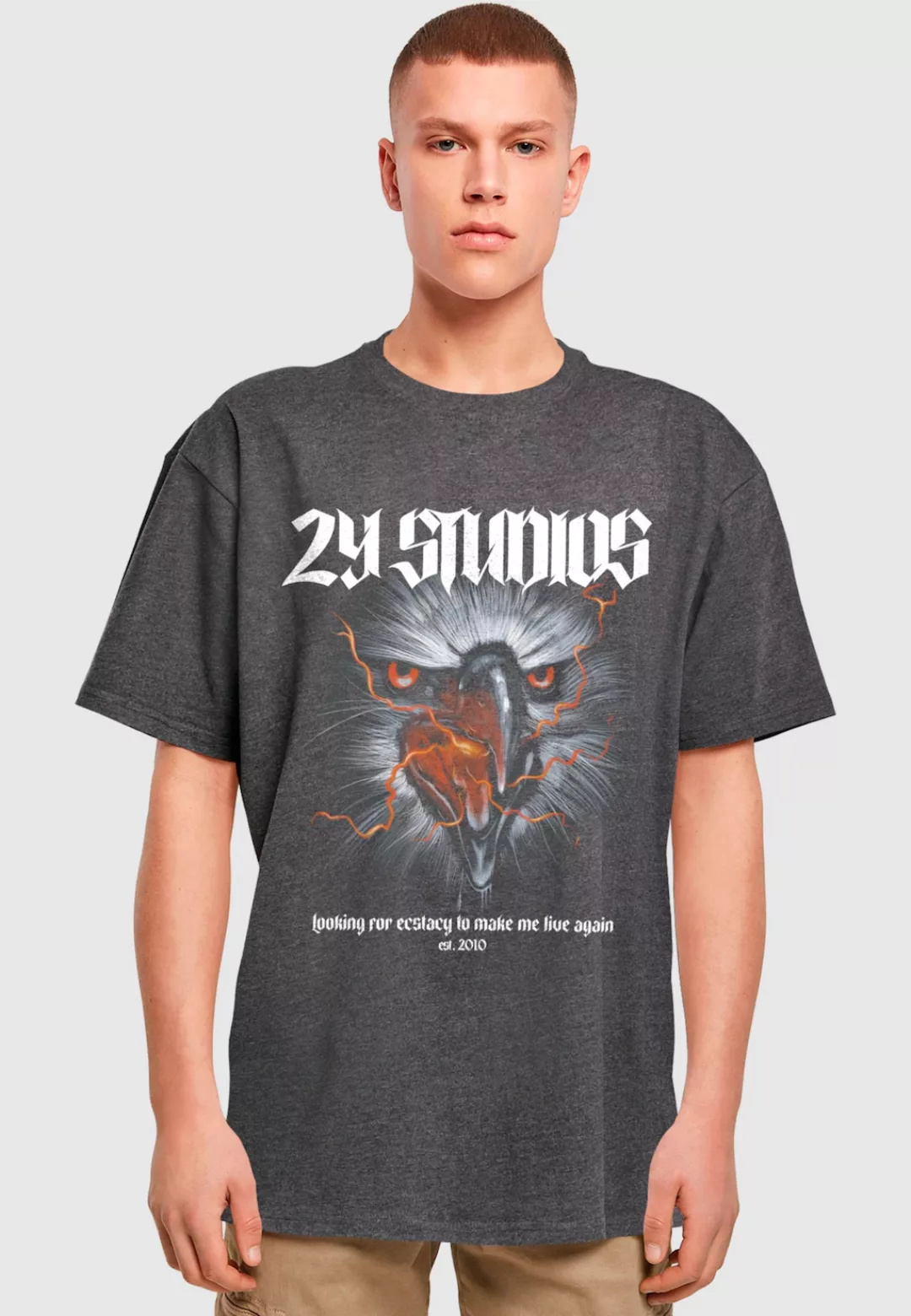 2Y Studios T-Shirt "2Y Studios Herren Eagle Oversize Tee" günstig online kaufen