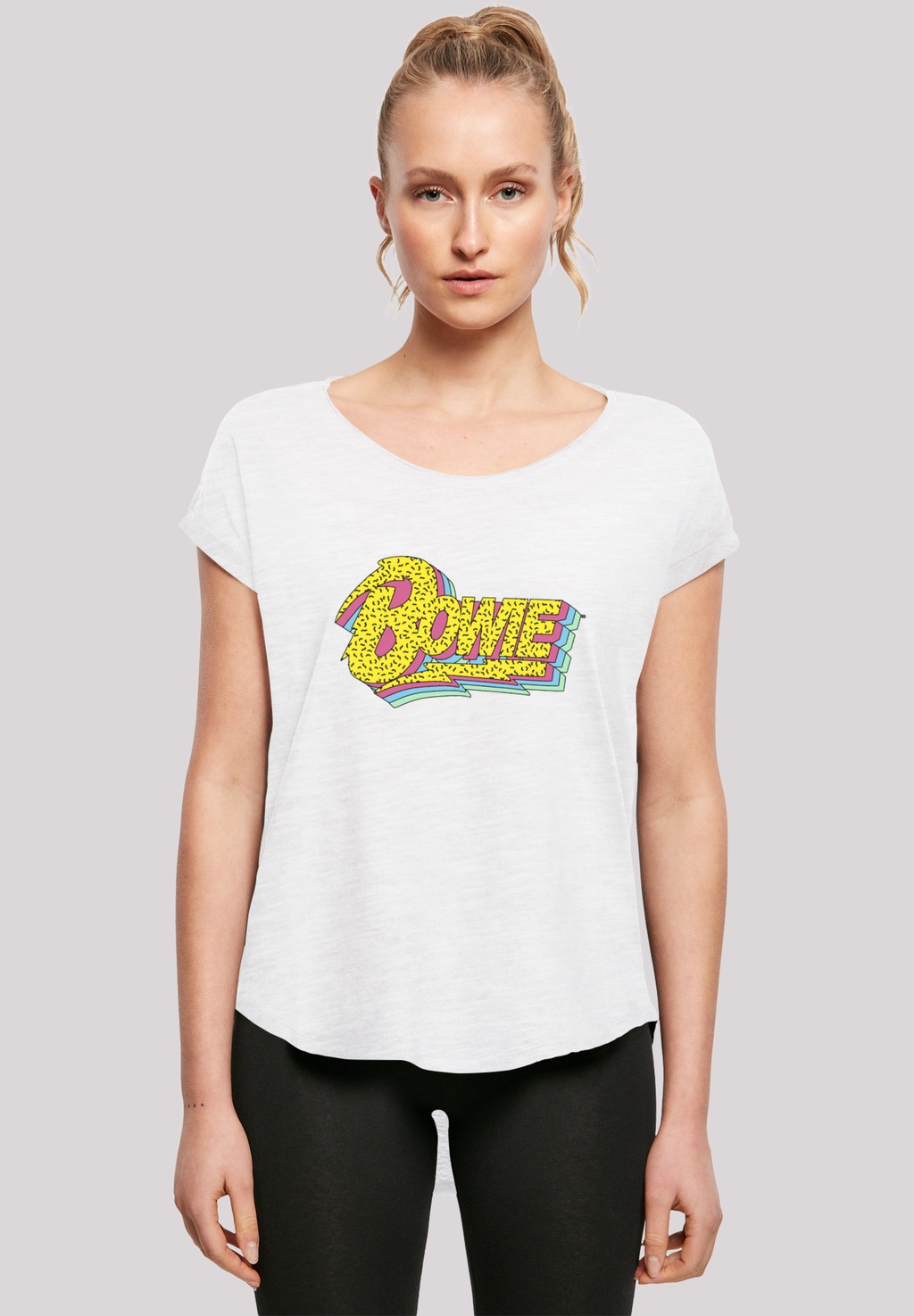 F4NT4STIC T-Shirt "David Bowie Moonlight 90s Logo", Print günstig online kaufen