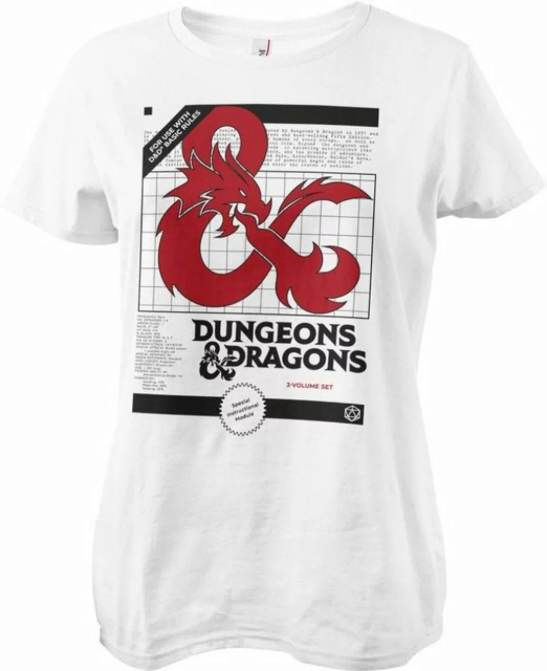 DUNGEONS & DRAGONS T-Shirt D&D 3 Volume Set Girly Tee günstig online kaufen