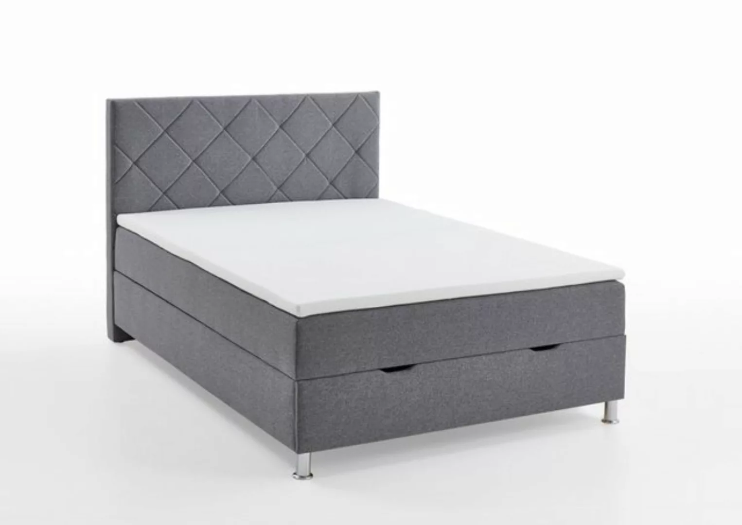 meise.möbel Boxspringbett Meise Möbel Leo Boxspringbett Metallfuß mit Chrom günstig online kaufen