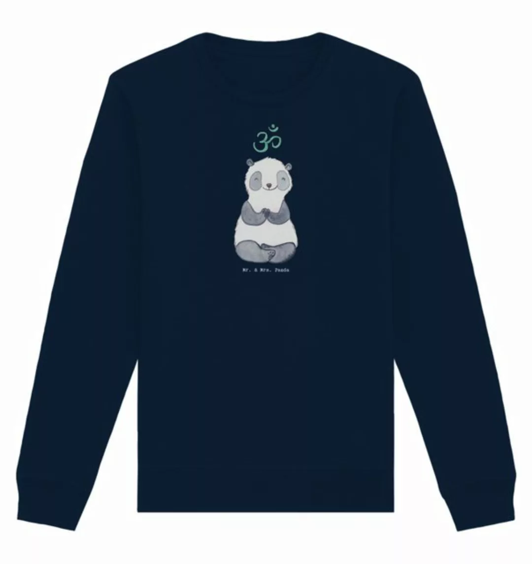 Mr. & Mrs. Panda Longpullover Panda Meditieren Größe S - French Navy - Gesc günstig online kaufen