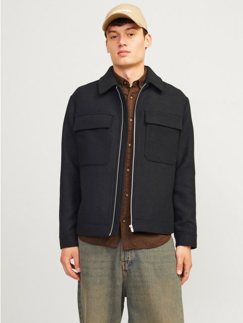 Jack & Jones Wolljacke "JPRBLURUSSEL WOOL BLEND JACKET SN", ohne Kapuze günstig online kaufen