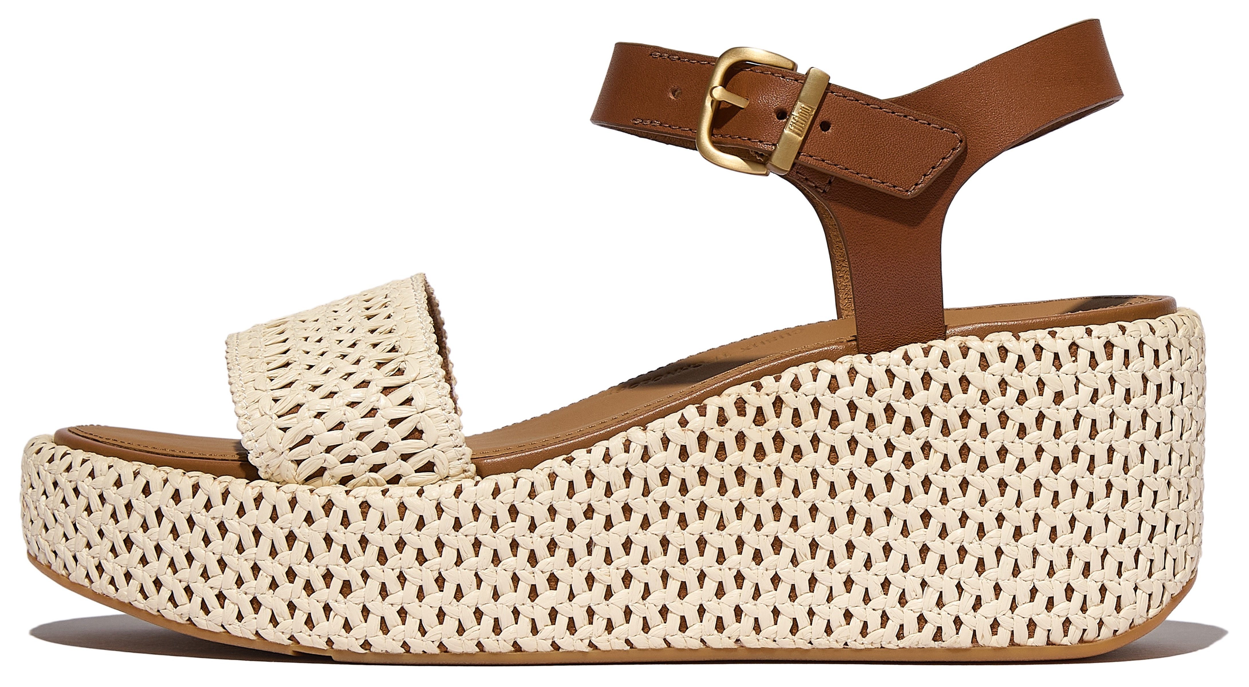 Fitflop PLATFFORMS WOVEN WEDGE Keilsandalette, Plateau günstig online kaufen