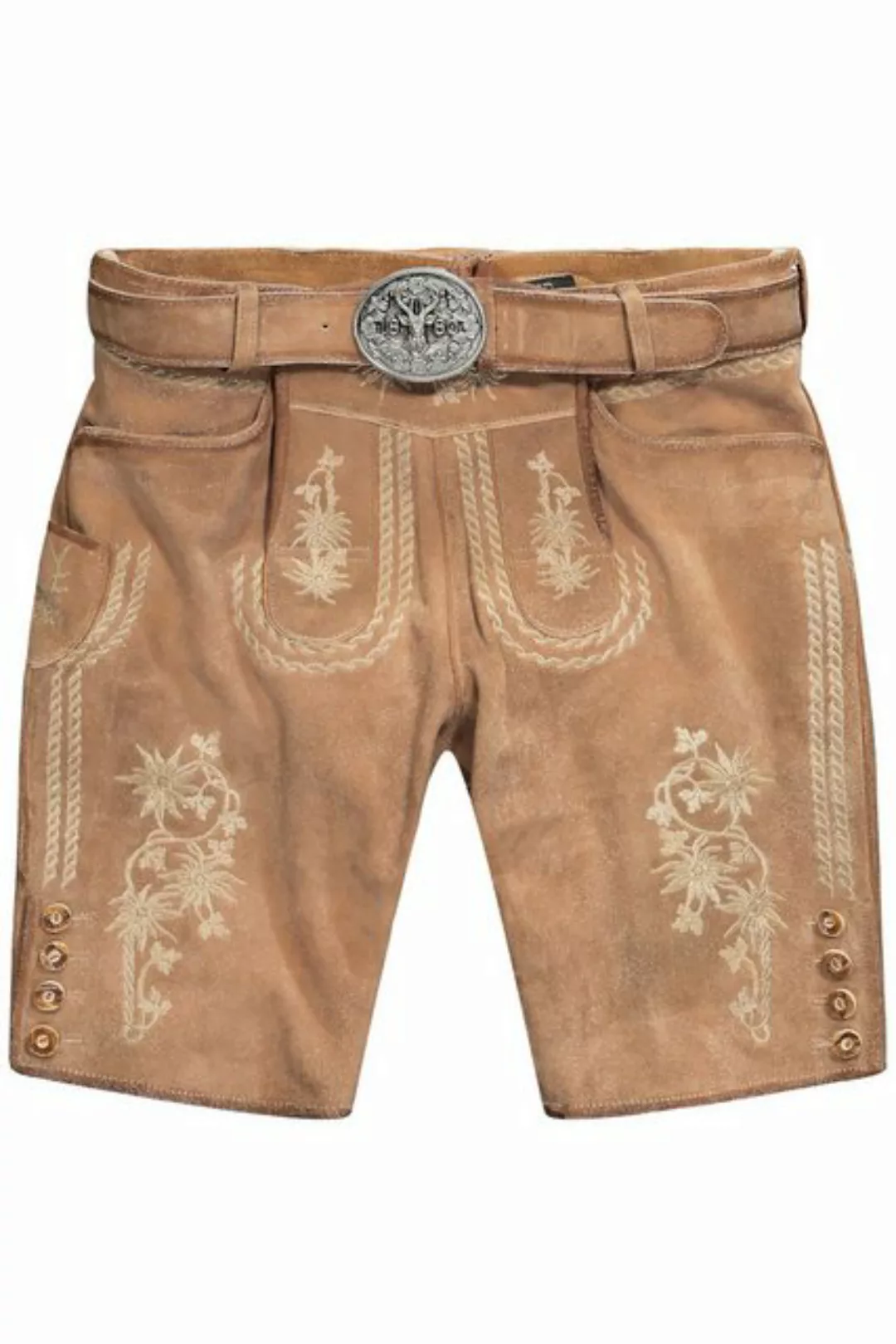 JP1880 Lederhose Trachtenhose Tracht Ziegenleder Gratis Ledergürtel günstig online kaufen