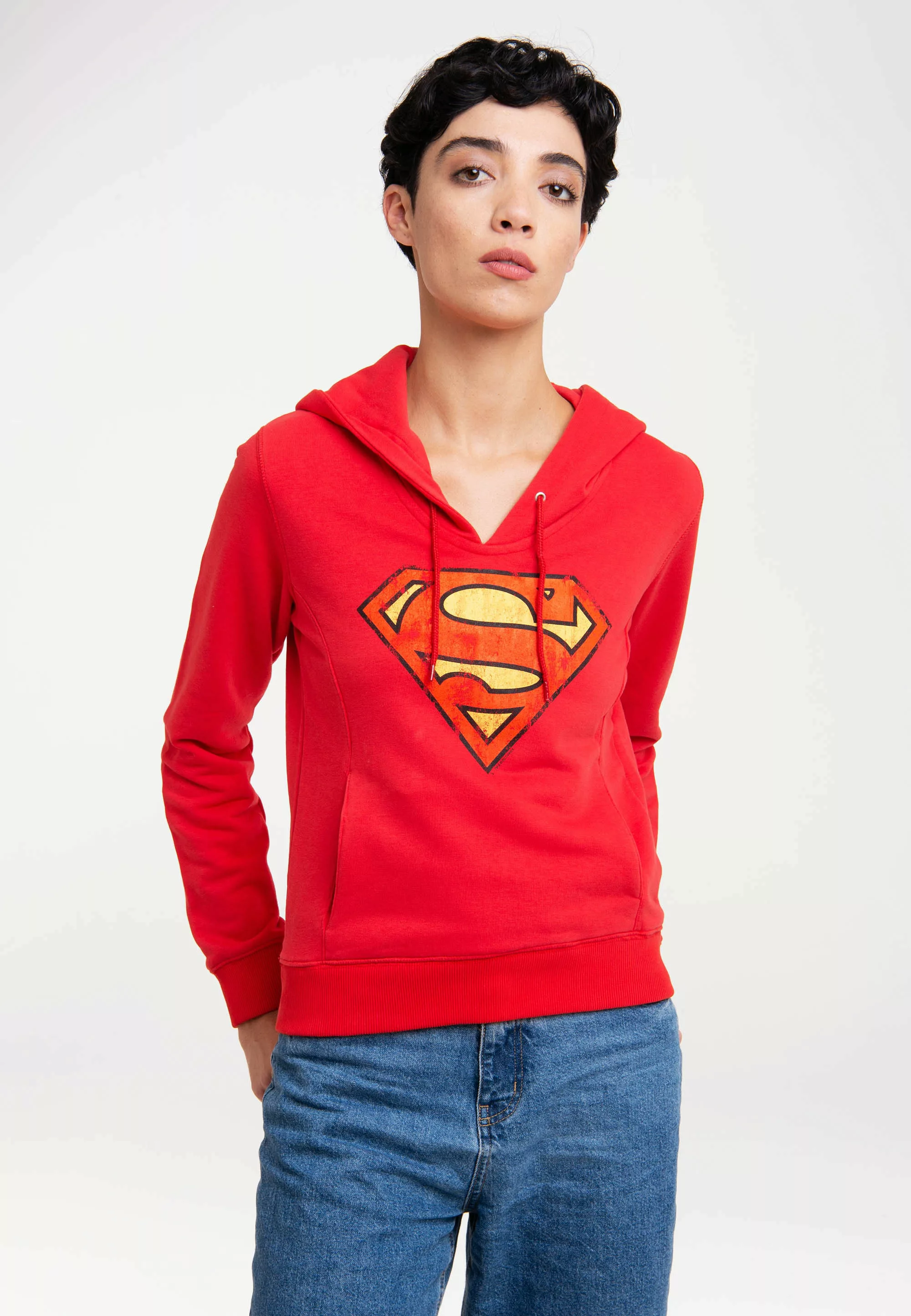 LOGOSHIRT Kapuzensweatshirt "DC Comics - Superman", mit lizenziertem Print günstig online kaufen