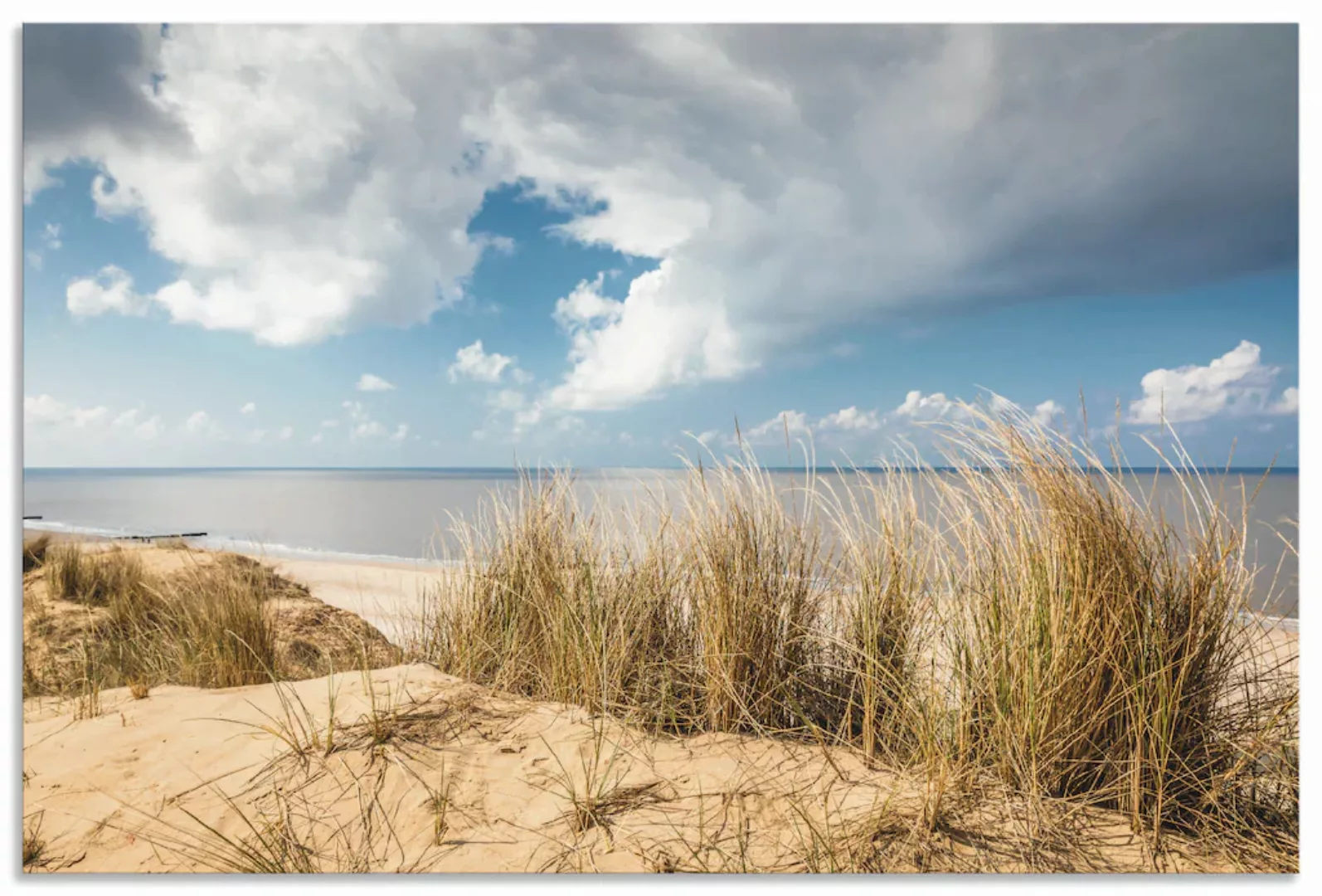 Artland Wandbild »Weg durch die Dünen am Roten Kliff«, Strandbilder, (1 St. günstig online kaufen