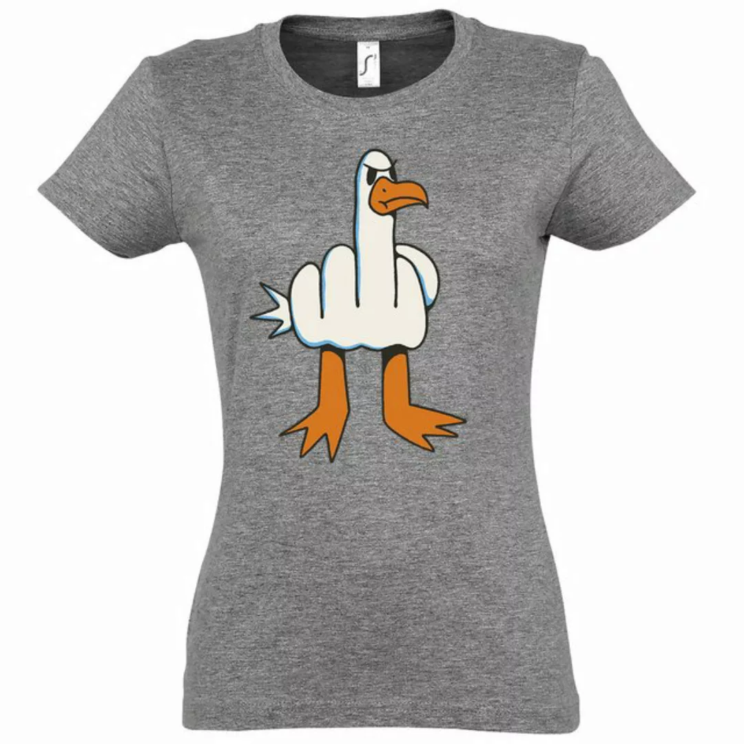 Youth Designz Print-Shirt Möwe Finger Damen T-Shirt mit modischem Frontprin günstig online kaufen