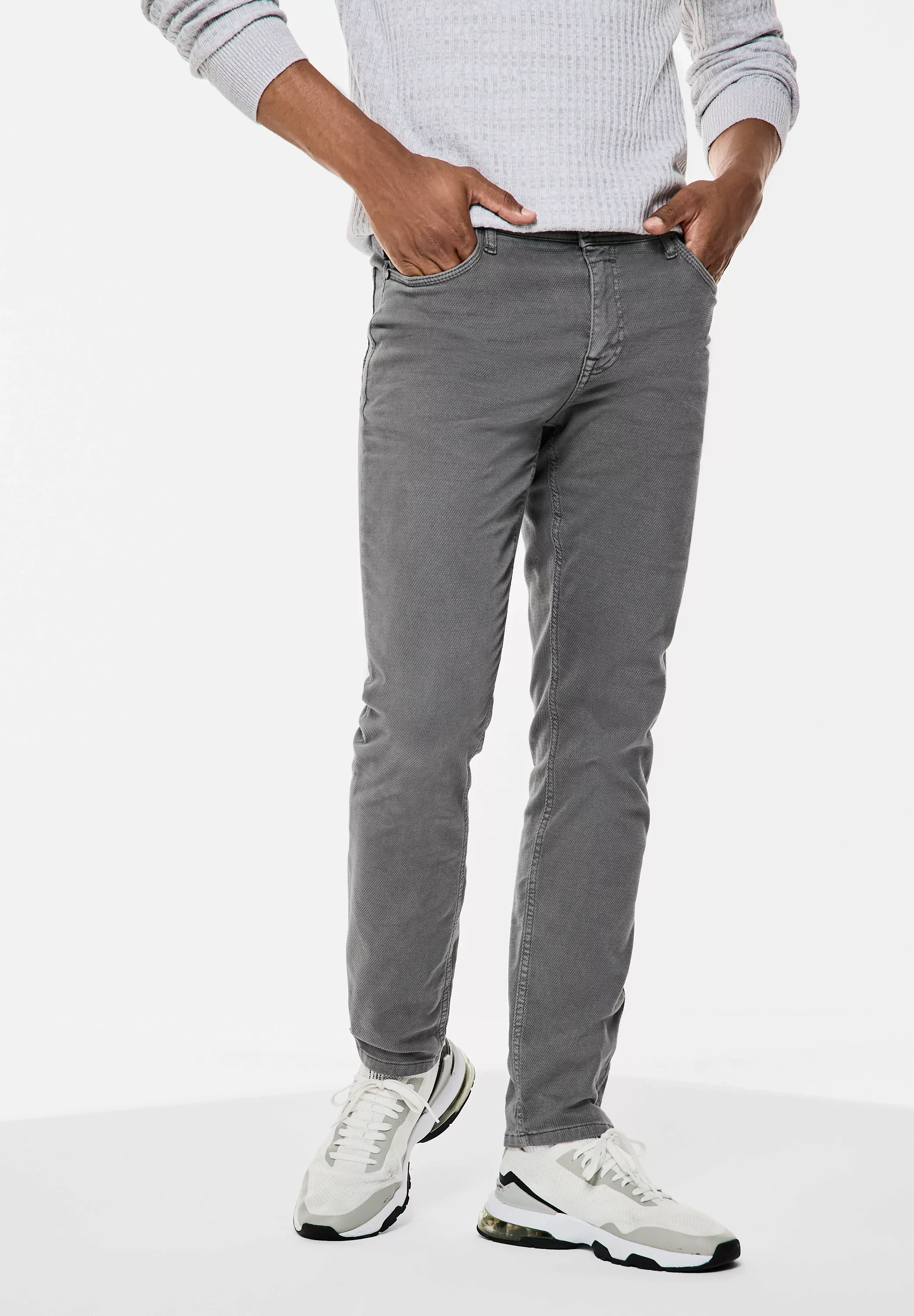 STREET ONE MEN 5-Pocket-Hose, aus Baumwolle mit Stretchanteil günstig online kaufen