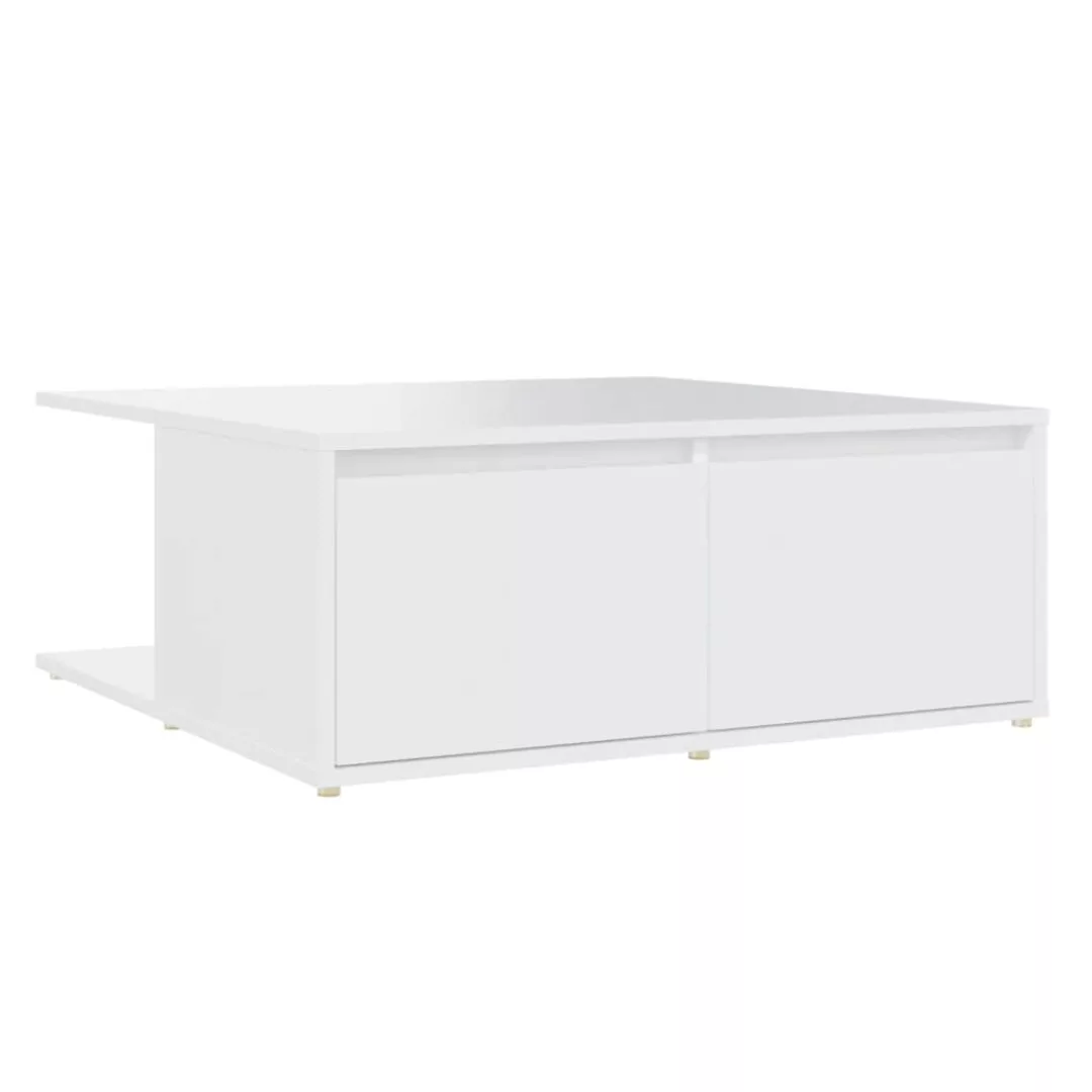 Couchtisch Weiß 80x80x31 Cm Spanplatte günstig online kaufen