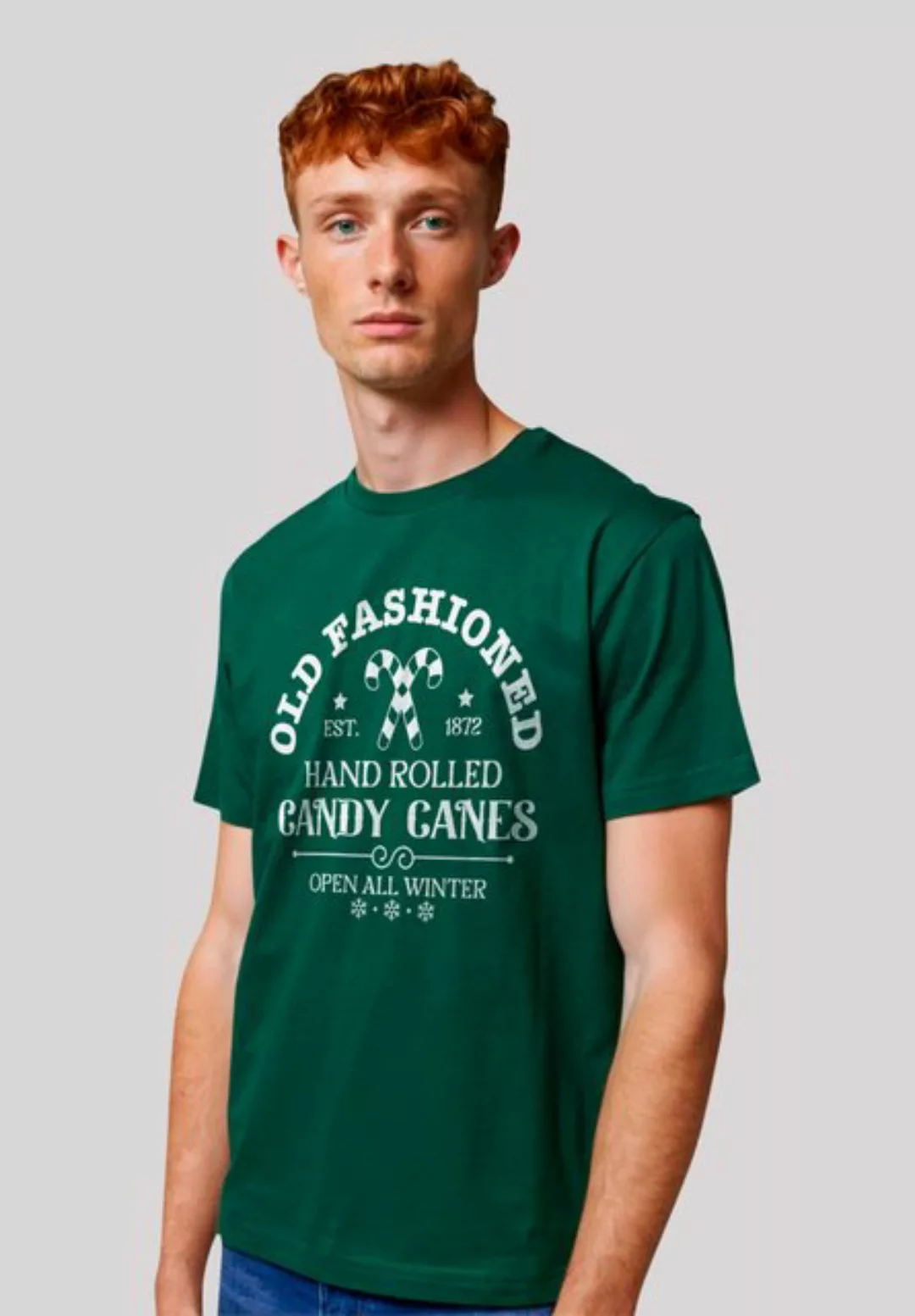 F4NT4STIC T-Shirt Cany Canes Retro Weihnachts Sign Premium Qualität günstig online kaufen