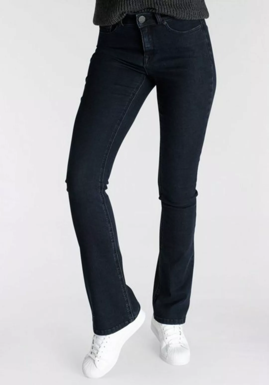 Arizona Bootcut-Jeans "Ultra Soft", elastische Passform, ausgestellte Beinf günstig online kaufen