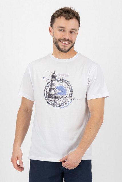 Alife & Kickin Rundhalsshirt BrodyAK P Shirt lighthouse Herren Kurzarmshirt günstig online kaufen