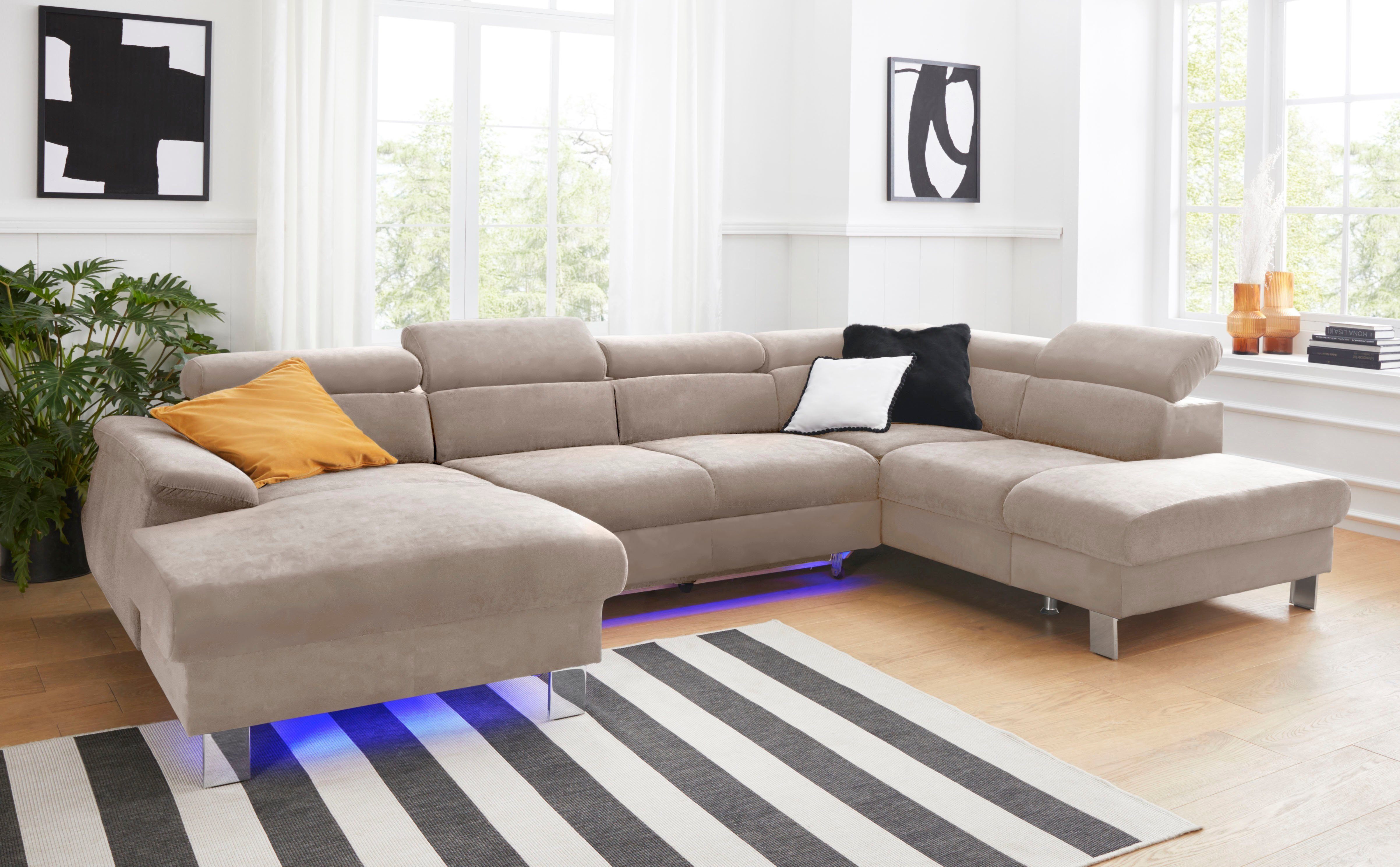 COTTA Polstergarnitur Komaris U-Form, (Set), Set günstig online kaufen