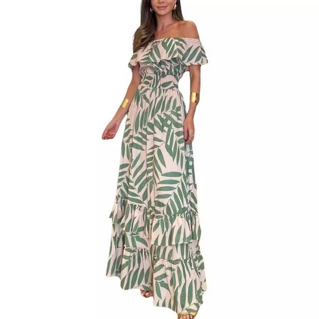 KIKI Midikleid Kleid mit engem Taillensaum Dirndlkleider Frauenkleid günstig online kaufen