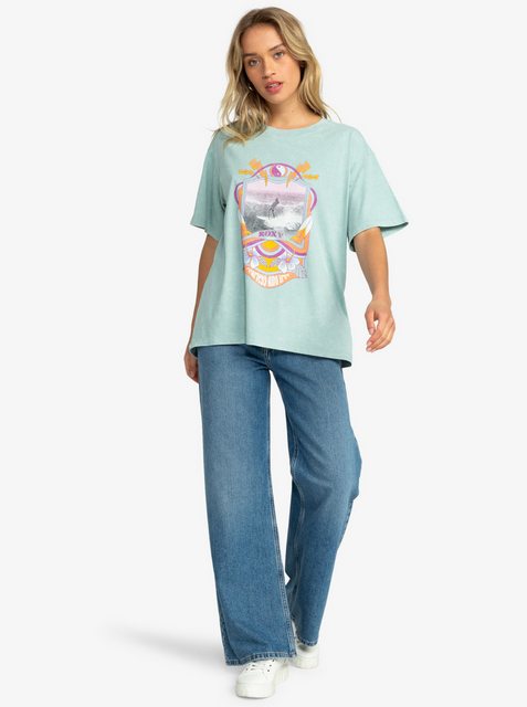 Roxy Print-Shirt Girl Need Love A - Übergroßes T-Shirt für Frauen günstig online kaufen