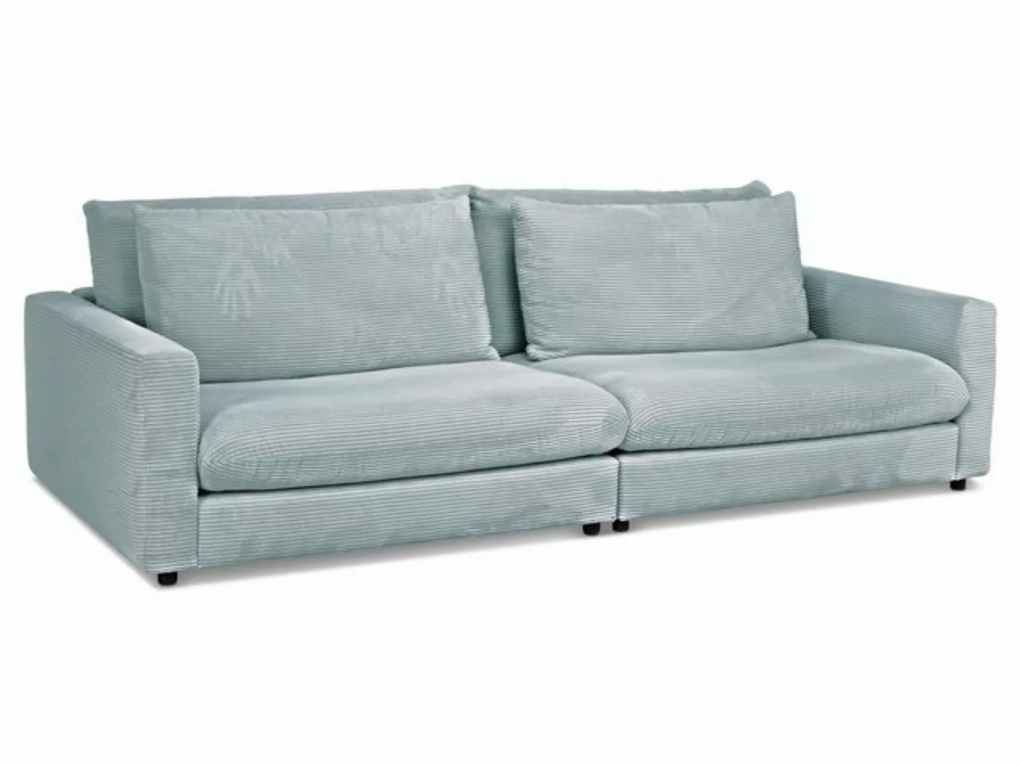 SANSIBAR Living Sofa Sofa SANSIBAR DAGEBÜLL BHT 268x87x127 cm blau Couch Ei günstig online kaufen