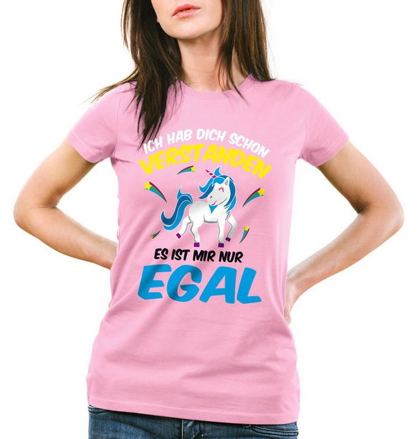 style3 T-Shirt Ich hab dich schon verstanden nur egal Einhorn Unicorn Fun S günstig online kaufen