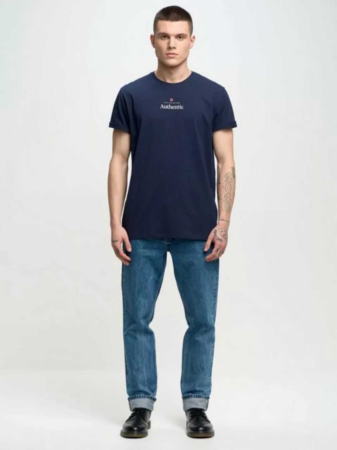 BIG STAR T-Shirt TECHMUNEN marine günstig online kaufen