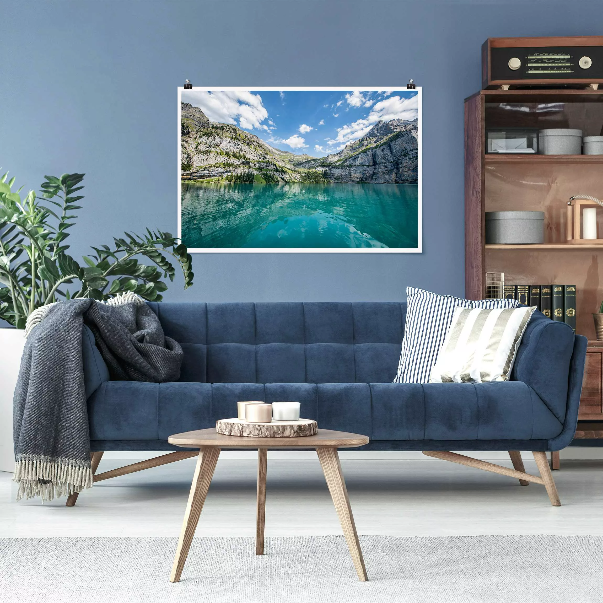 Poster Traumhafter Bergsee günstig online kaufen