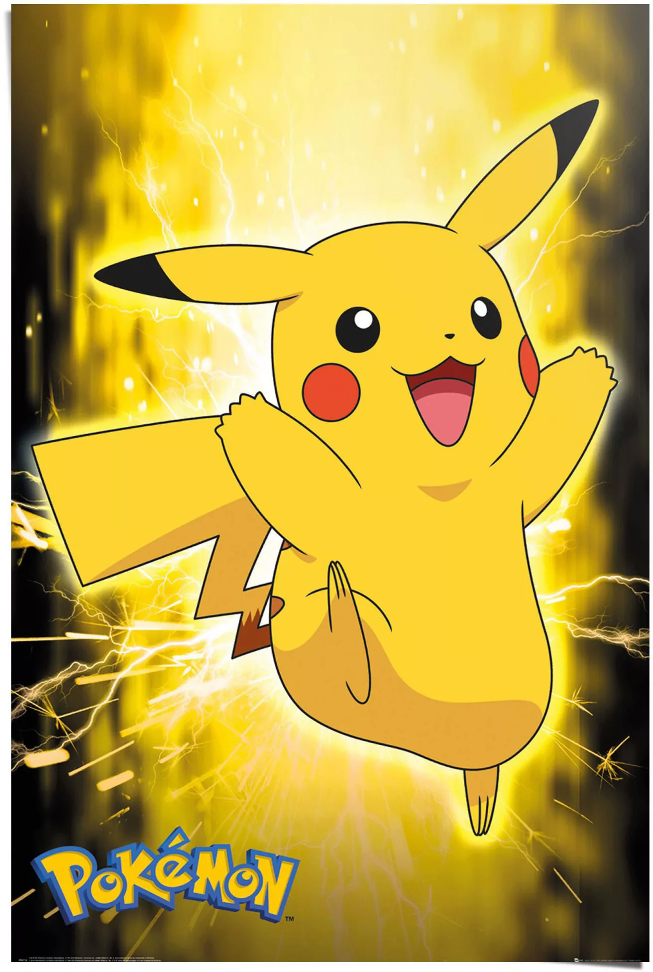 Reinders Poster "Pickahu Pokémon", (1 St.) günstig online kaufen
