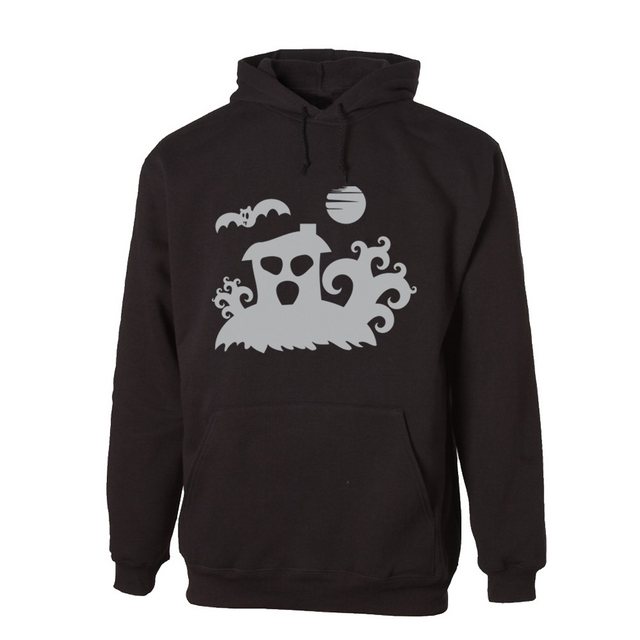 G-graphics Hoodie Geisterhaus Unisex mit trendigem Frontprint zu Karneval, günstig online kaufen