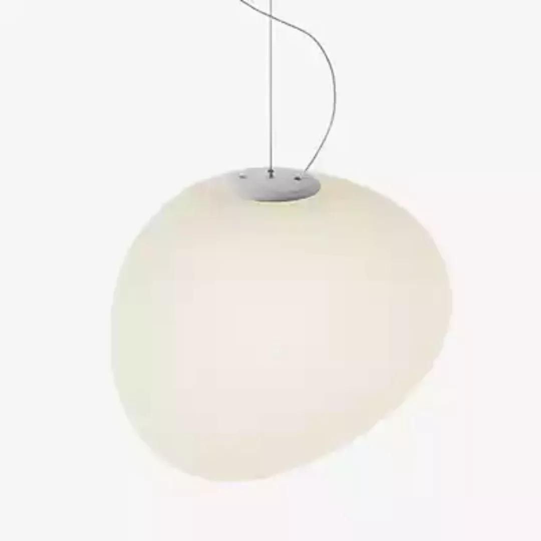 Foscarini Gregg Pendelleuchte LED, weiß - schaltbar - ø47 cm günstig online kaufen