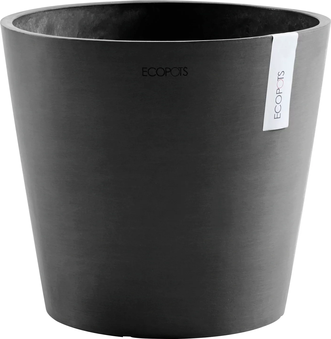 Ecopots Pflanztopf Amsterdam Dunkelgrau 30 cm x 26 cm günstig online kaufen