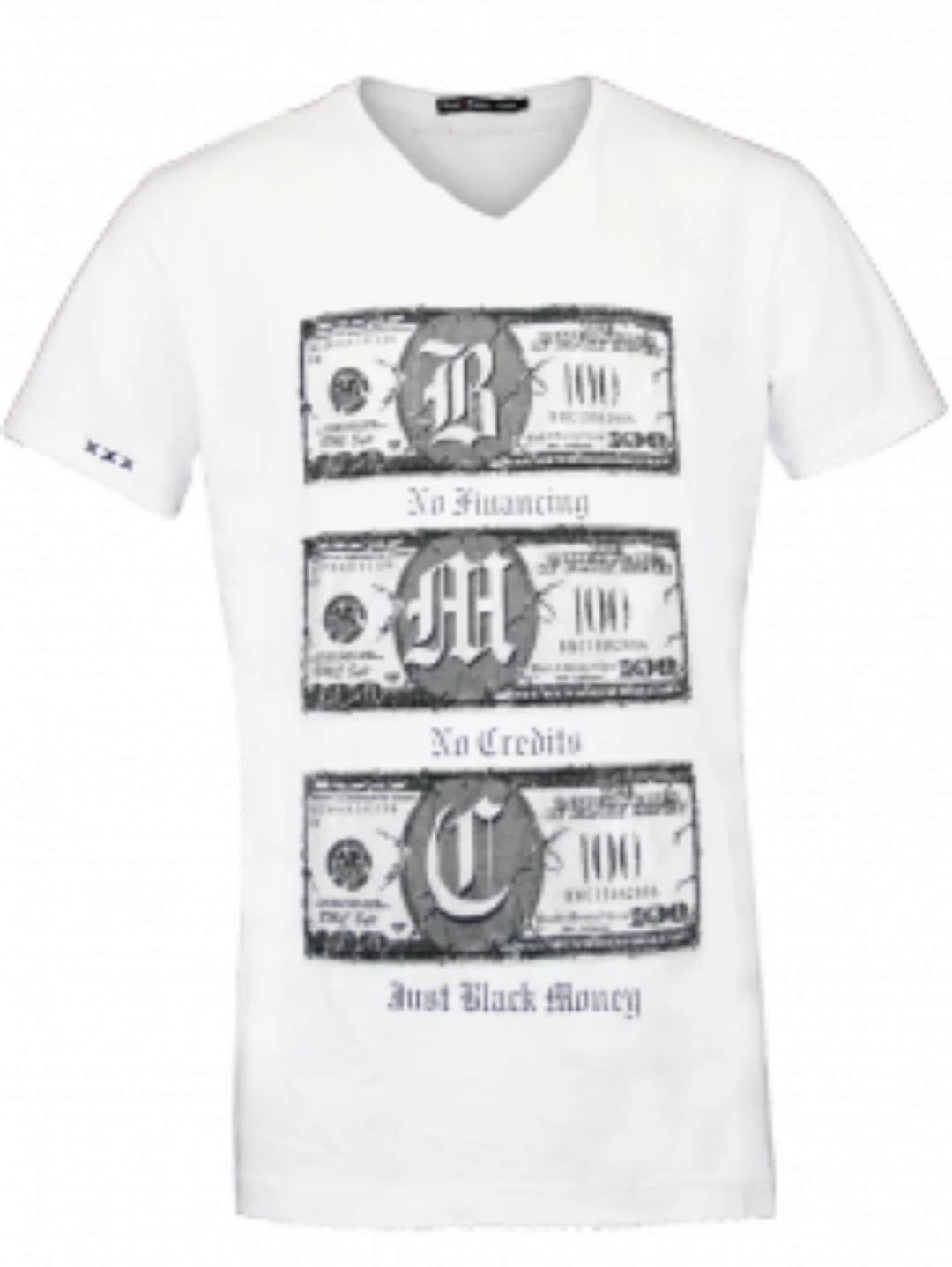 Black Money Crew Herren Shirt Benjamins (L) (wei) günstig online kaufen