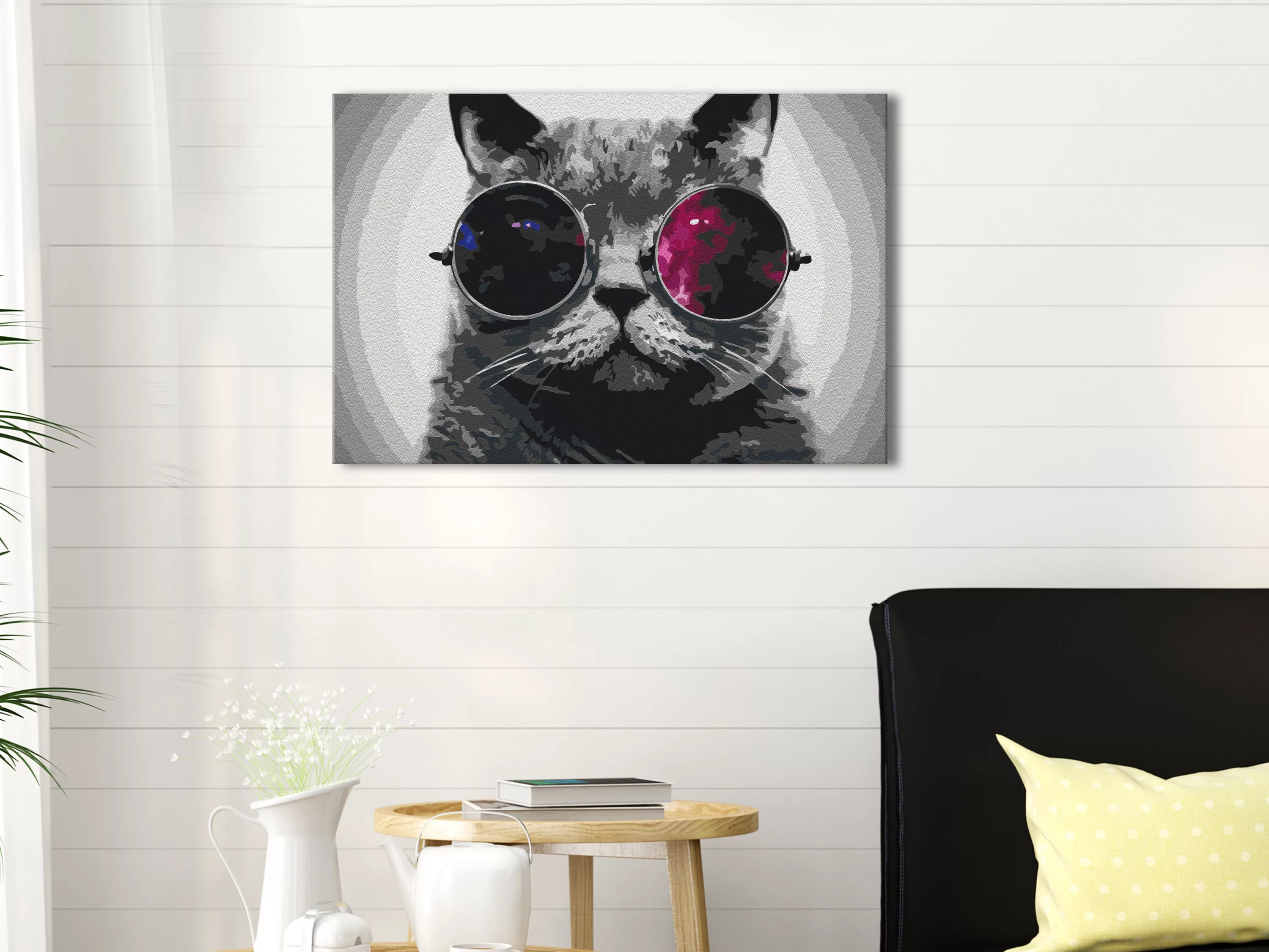 Malen Nach Zahlen - Cat With Glasses günstig online kaufen