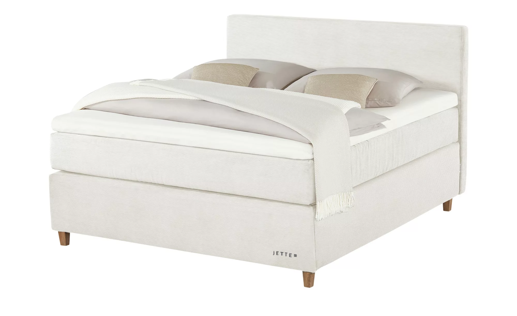 Jette Home Boxspringbett  Jette Flex ¦ creme ¦ Maße (cm): B: 185 H: 120,5 B günstig online kaufen