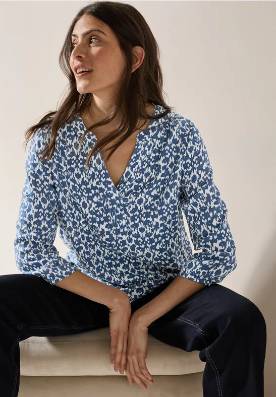 Print-Bluse mit Glitzer günstig online kaufen