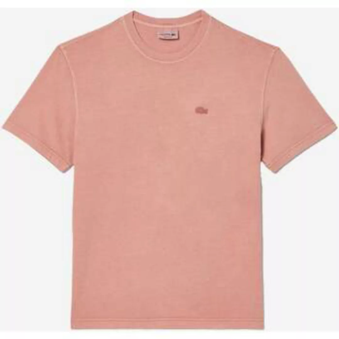 Lacoste  T-Shirts & Poloshirts Tone T-Shirt – Öko-Pink günstig online kaufen