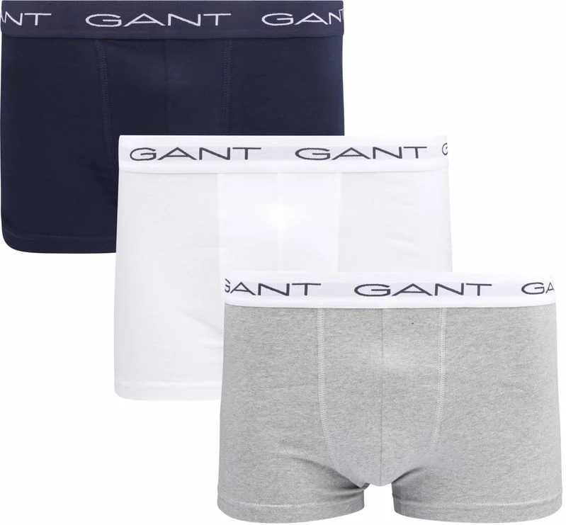 Gant Boxershorts 3er-Pack Grau - Größe L günstig online kaufen