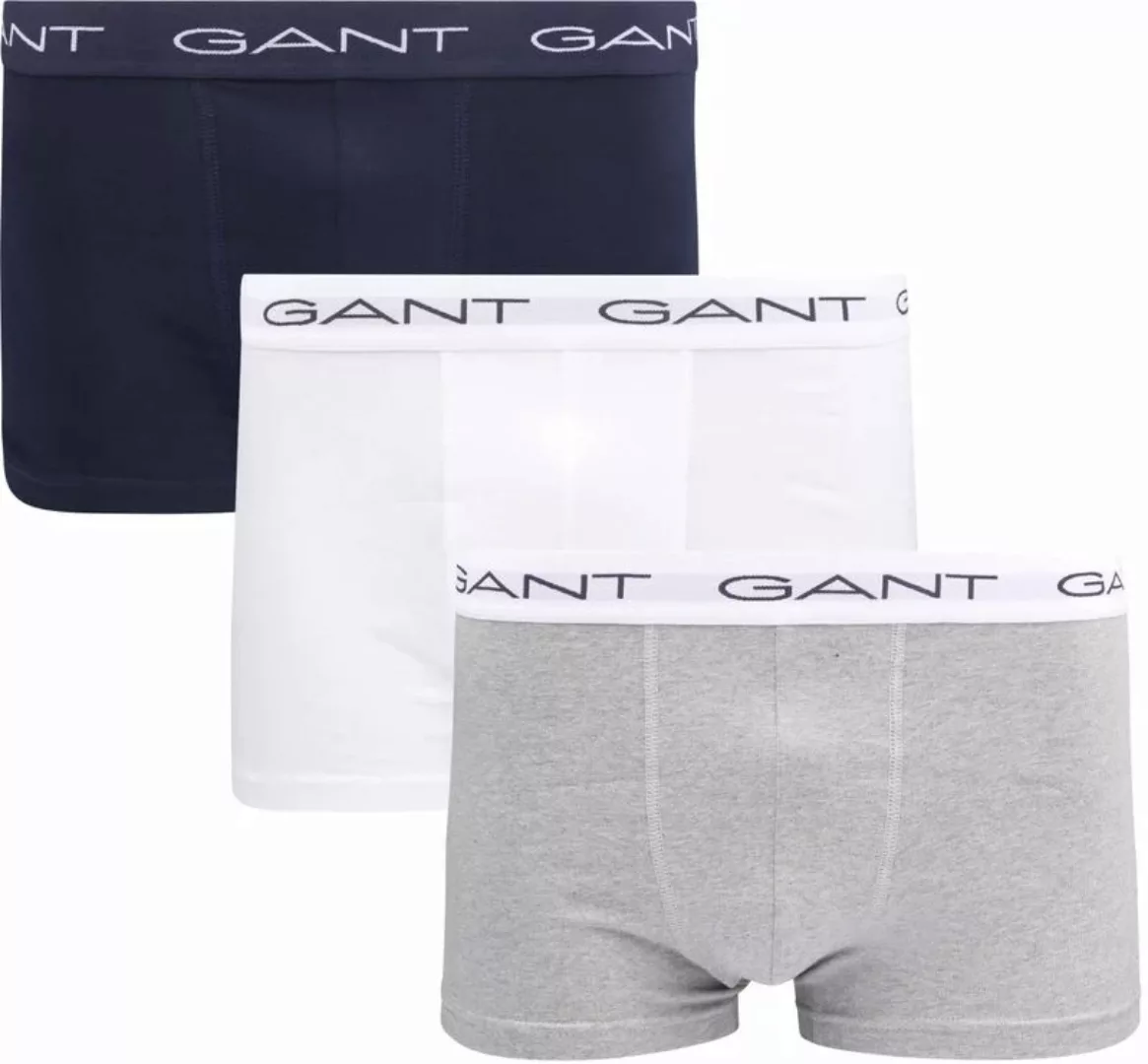 Gant Boxershorts 3er-Pack Grau - Größe L günstig online kaufen