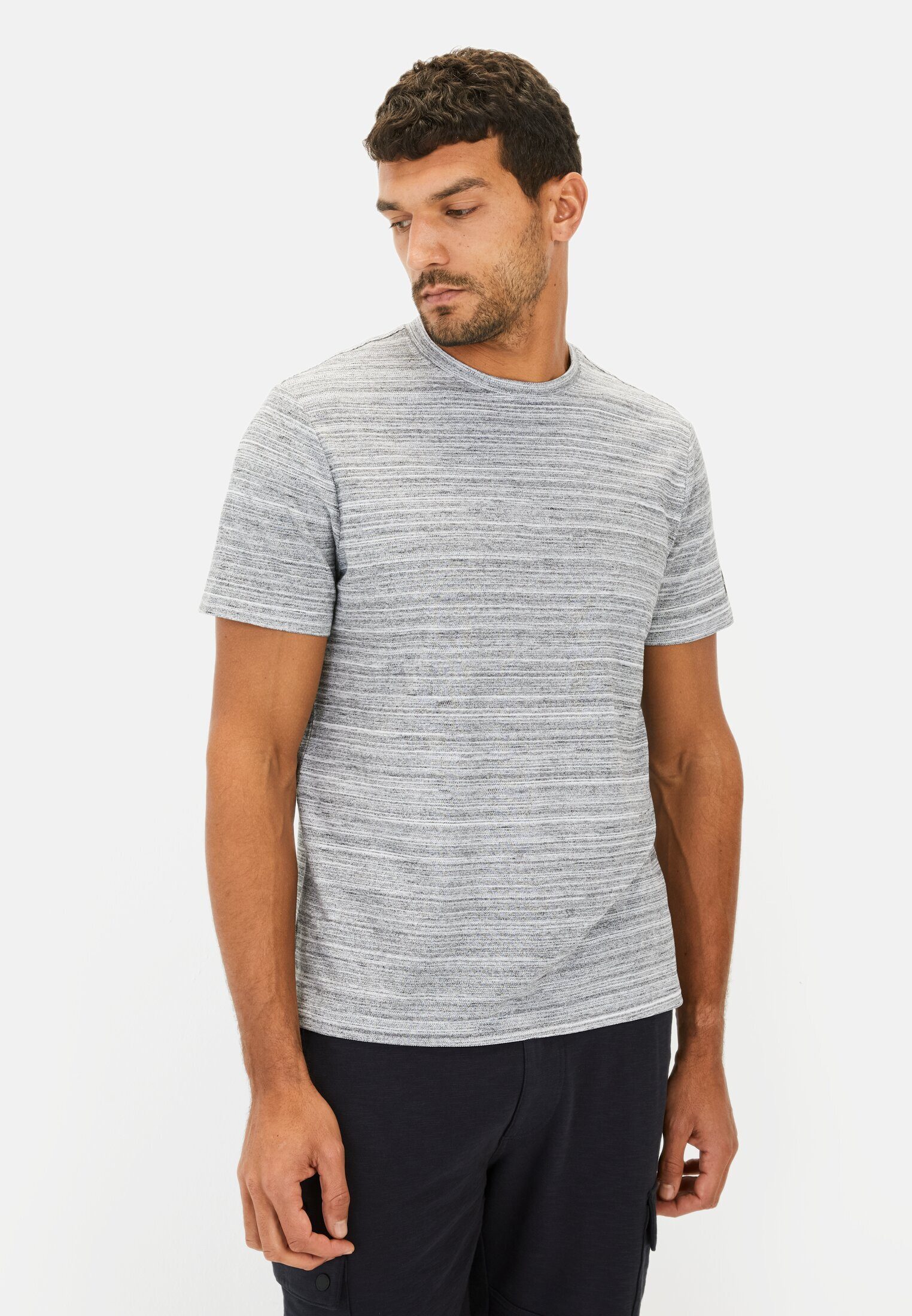 camel active T-Shirt, mit Streifen-Muster günstig online kaufen