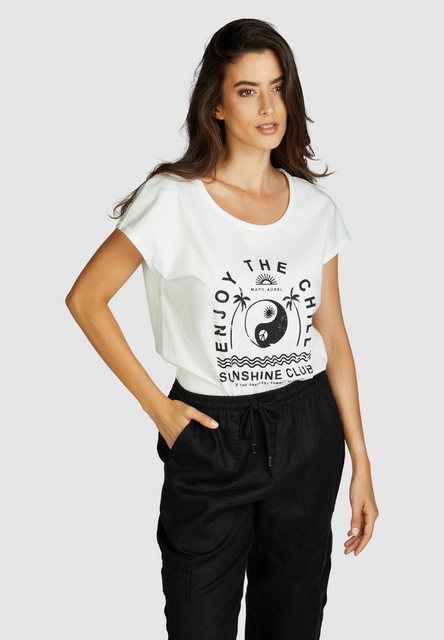 MARC AUREL T-Shirt mit Boho-Print günstig online kaufen